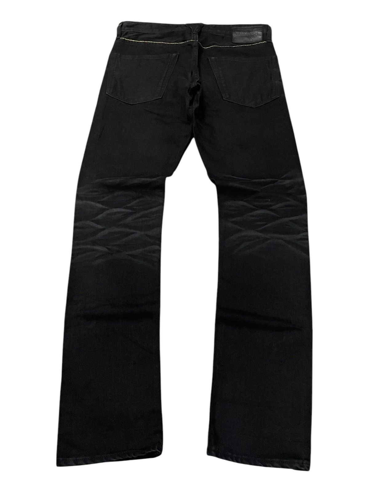 Vanquish Vanquish Japan Honeycomb Claw Mark Black Jeans Size US 30 / EU 46 - 2 Thumbnail