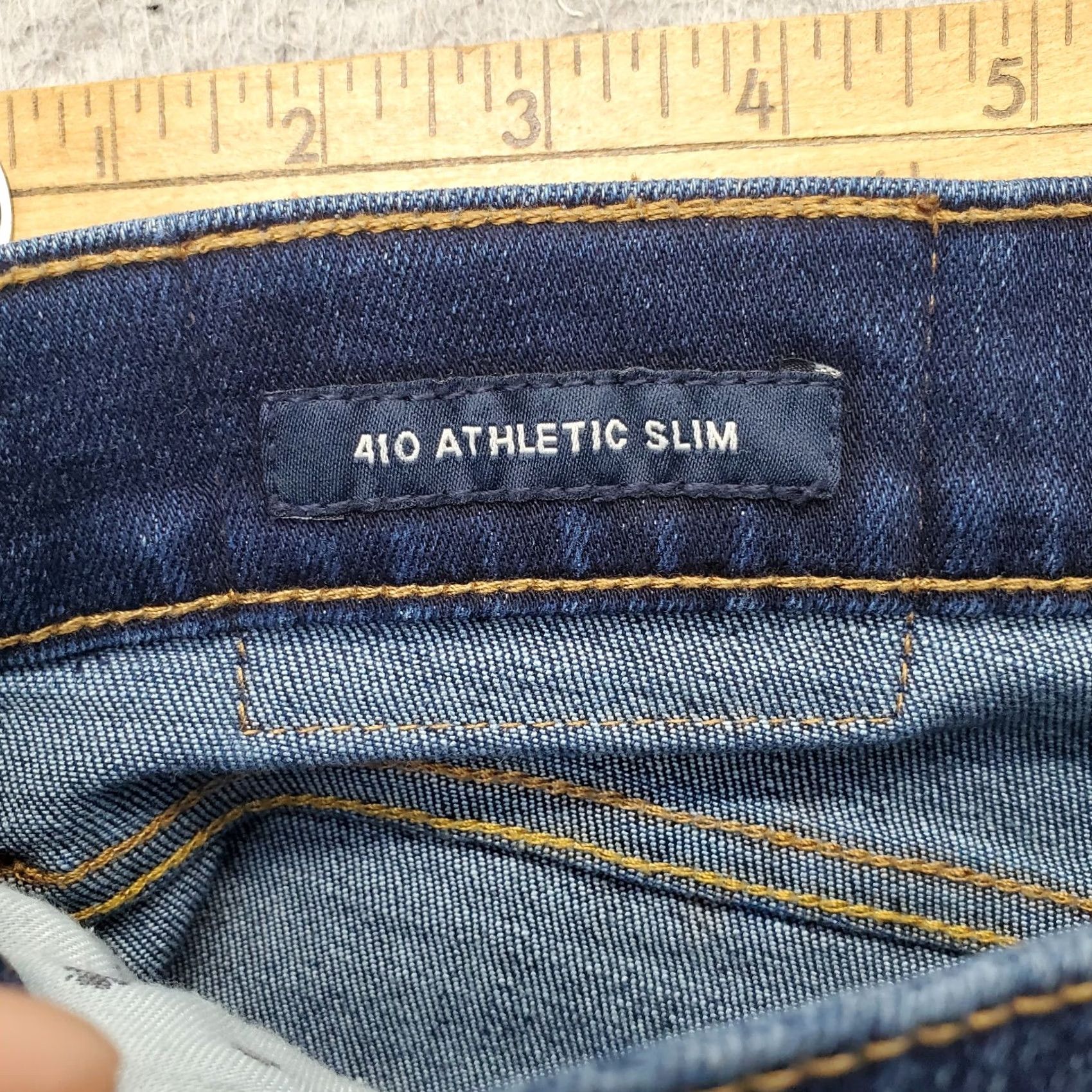 Lucky Brand Lucky Brand 410 Athletic Slim Jeans Women 34x32 Blue Denim Slightly Tapered Leg Jeans Size 24" / US 00 / IT 34 - 7 Thumbnail