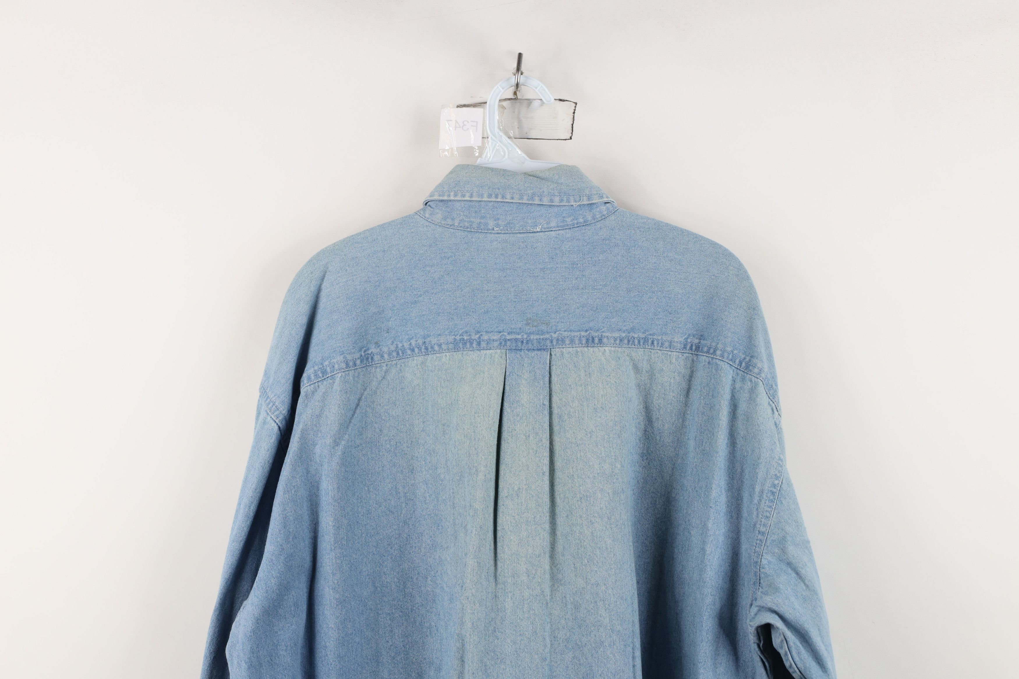 Vintage Vintage 90s Planet Hollywood Vegas Denim Button Down Shirt Size US XL / EU 56 / 4 - 13 Thumbnail
