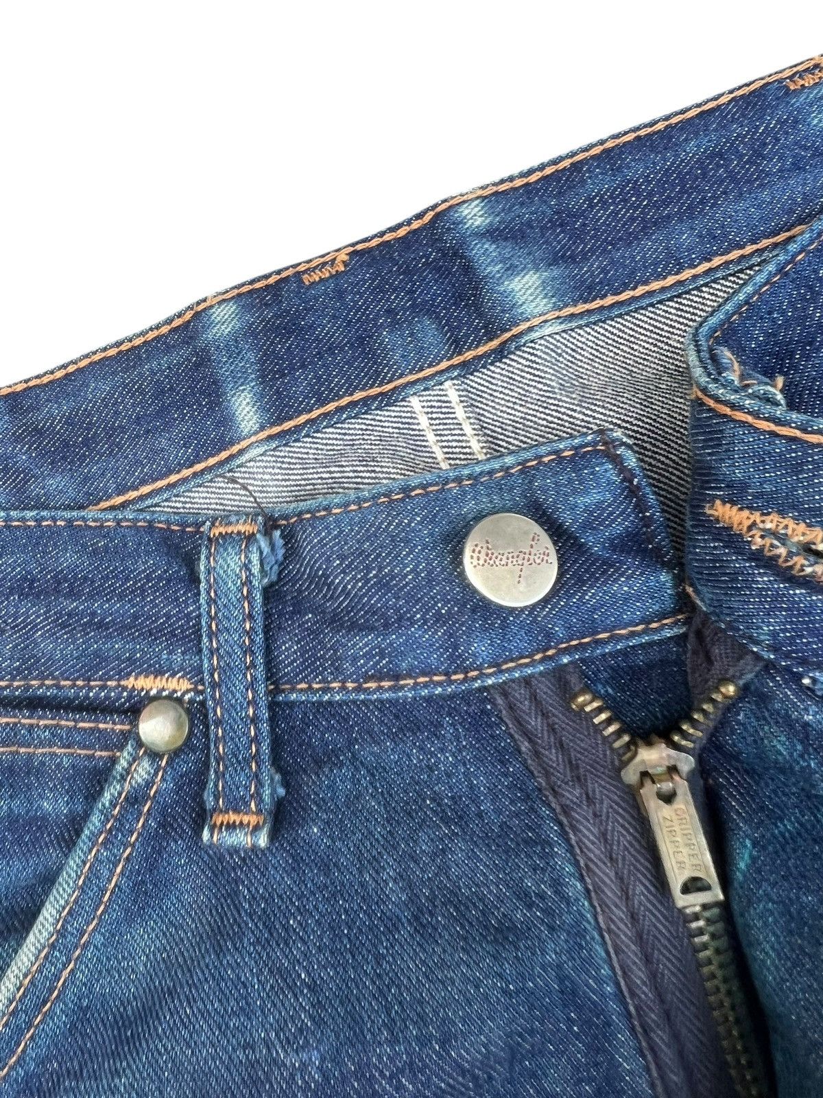 Wrangler Vintage Wrangler Blue Bell Distressed Mud Denim Jeans Size US 29 - 7 Thumbnail