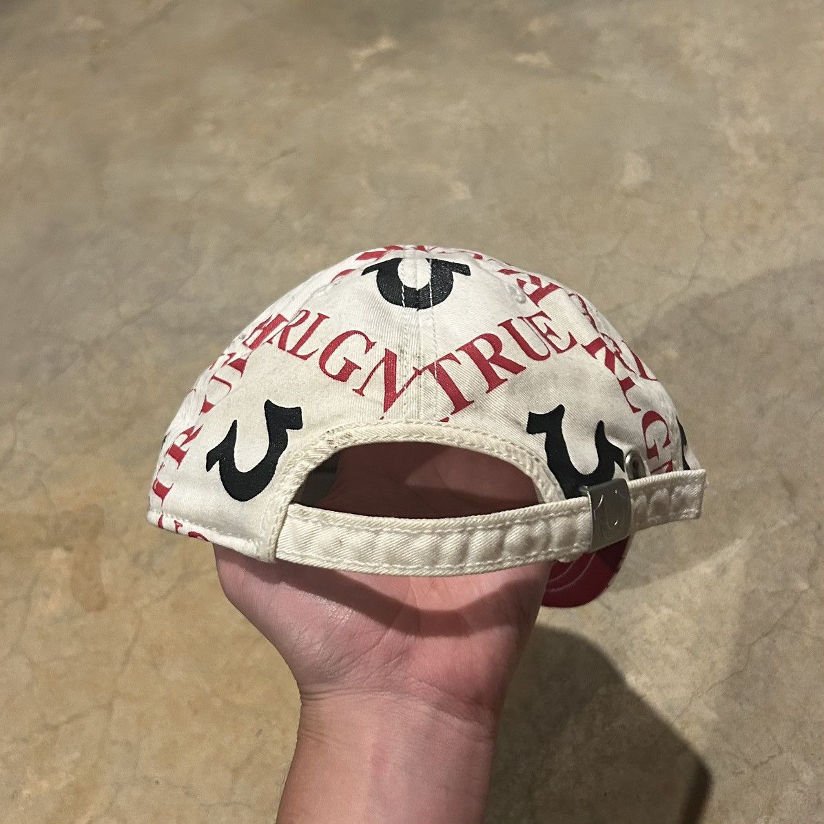 True Religion Vintage True Religion Horseshoe Monogram All Over Print Hat Size ONE SIZE - 5 Thumbnail