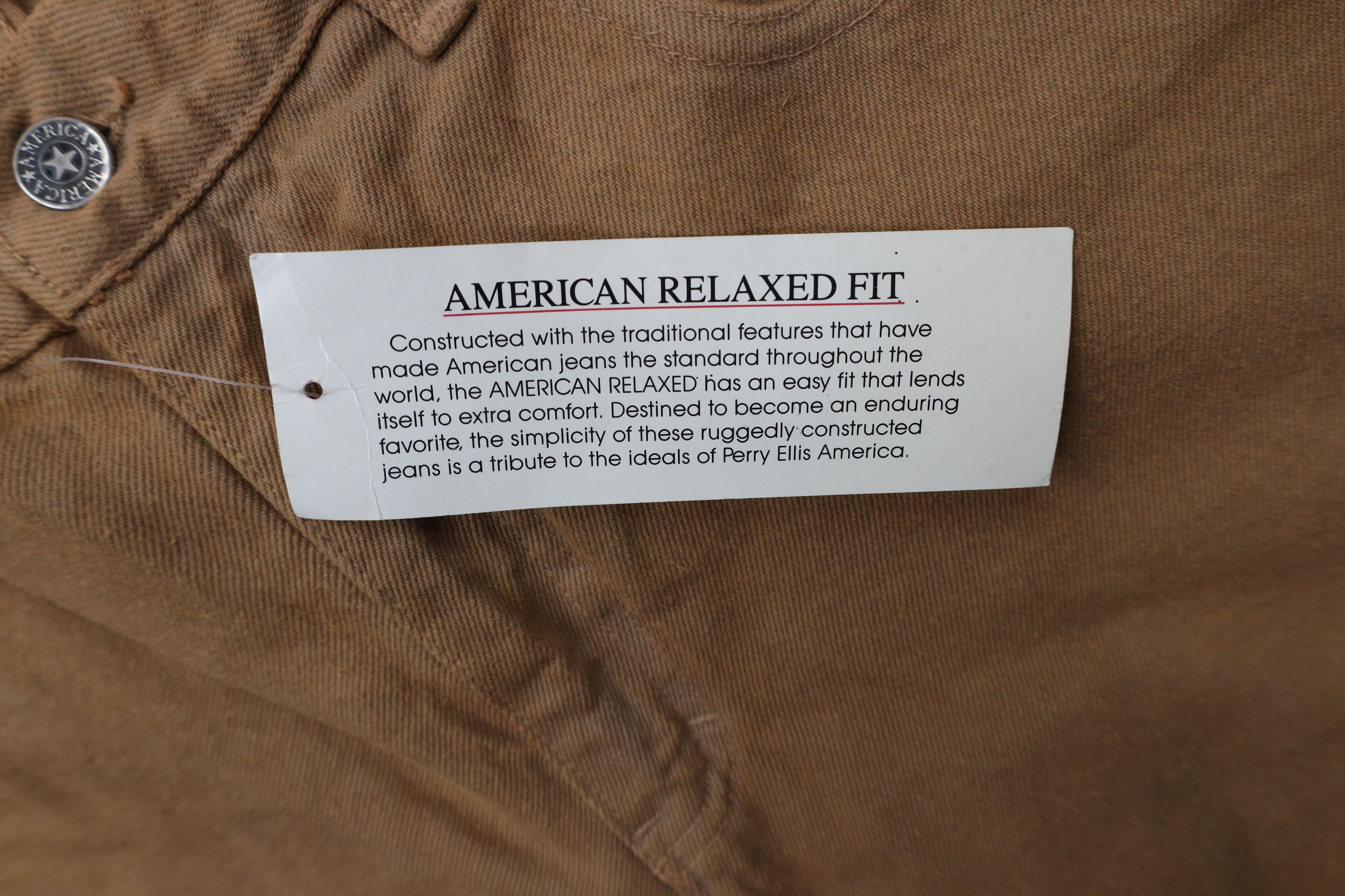 Perry Ellis Deadstock Vintage 90s Perry Ellis Pigment Dye Jeans USA Size US 33 - 6 Thumbnail