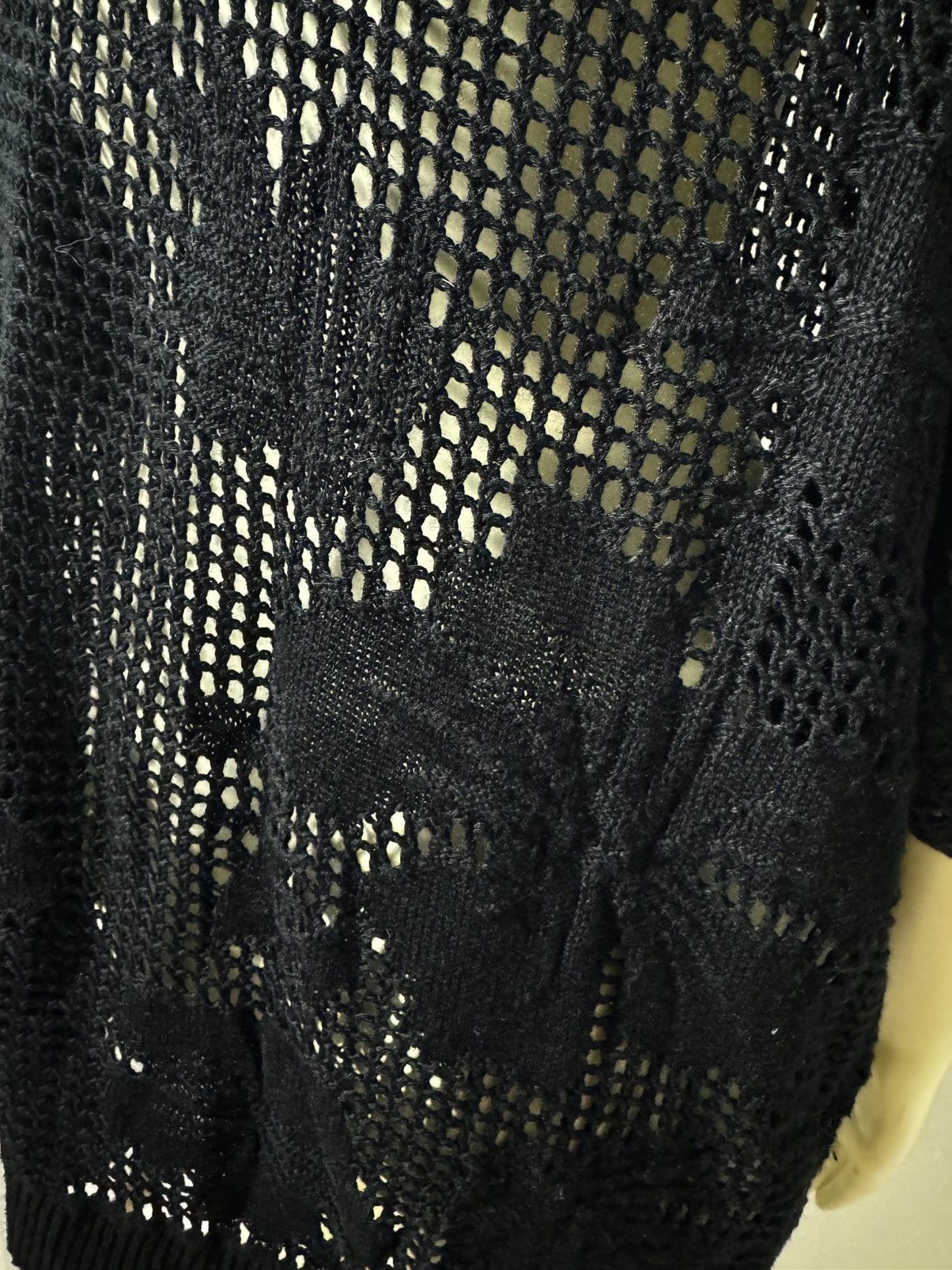 Amiri EUC Amiri Floral Mesh Crochet Button Down Top Size US M / EU 48-50 / 2 - 7 Thumbnail