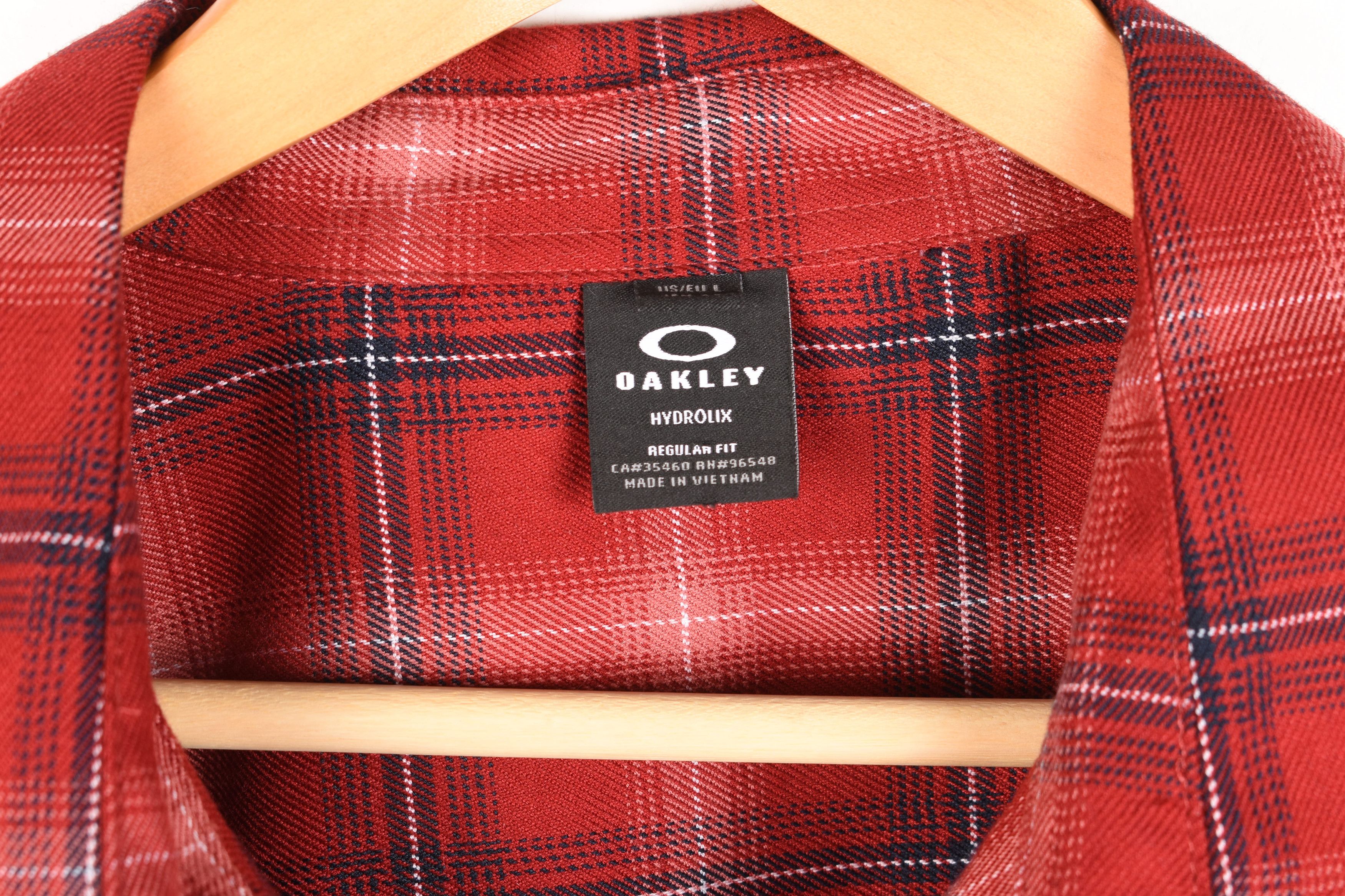 Oakley Oakley Hydrolix Regular Fit Flannel Men Shirt Size L Size US M / EU 48-50 / 2 - 4 Thumbnail