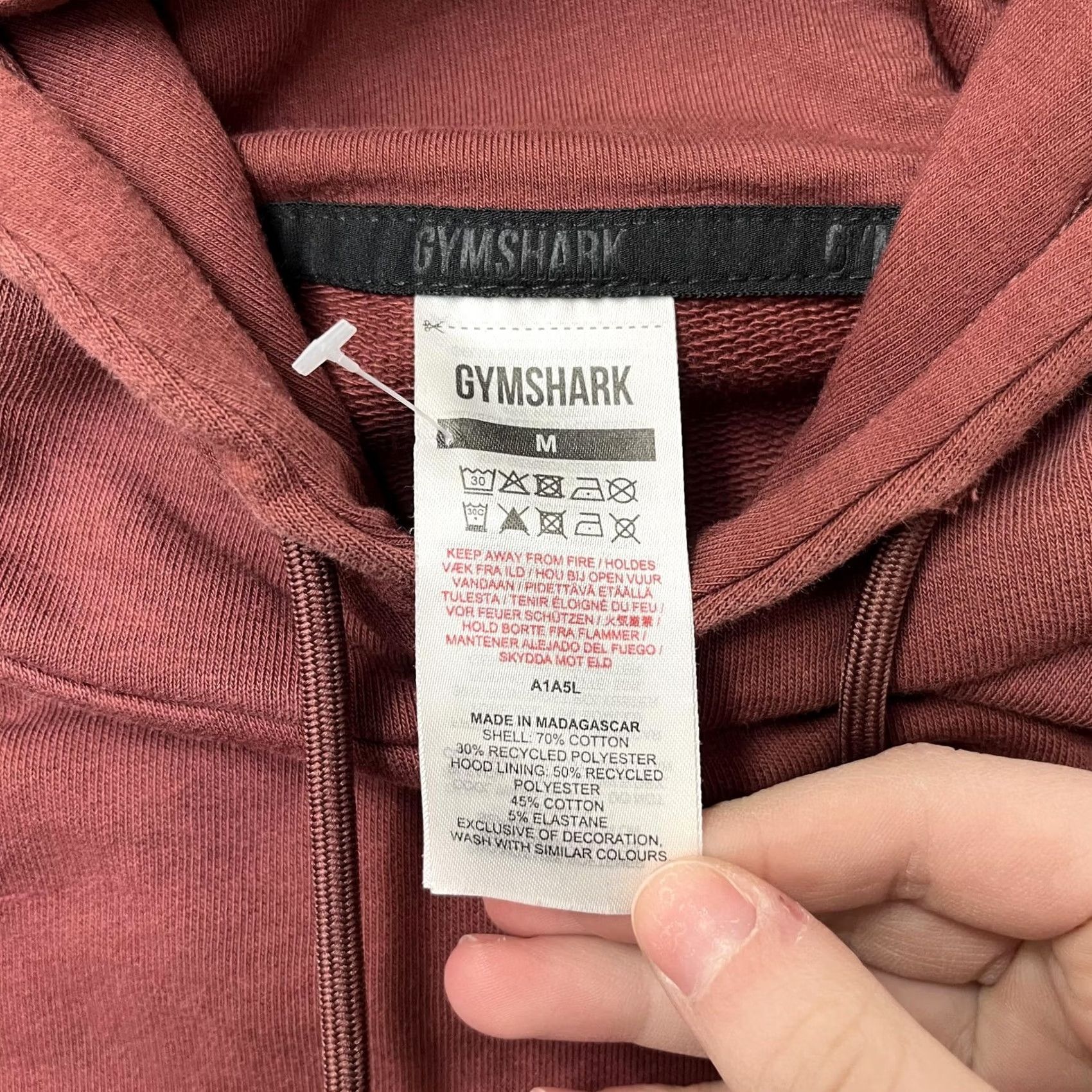 Gymshark Gymshark Hoodie Mens M Orange Pullover Logo Graphic Sweatshirt Gym Training Size US M / EU 48-50 / 2 - 4 Thumbnail