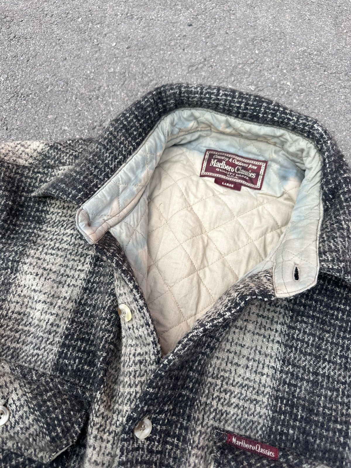Vintage Vintage Marlboro plaid jacket shirt USA Y2K workwear rare L Size US L / EU 52-54 / 3 - 9 Thumbnail