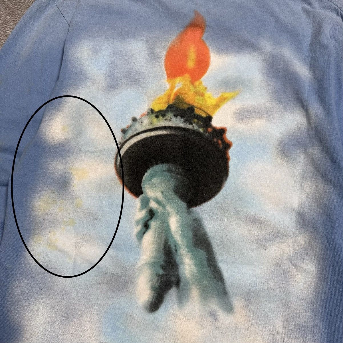 Off-White Off-White Statue Of Liberty Light Blue Long Sleeve Size US XS / EU 42 / 0 - 15 Thumbnail