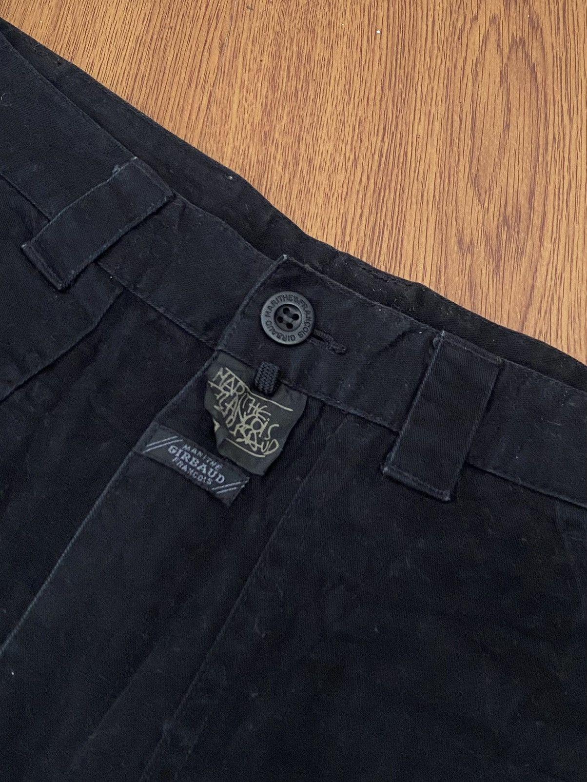 Marithe + Francois Girbaud Marithe Francois Girbaud the stone washed black cargo pants Size US 30 / EU 46 - 5 Thumbnail