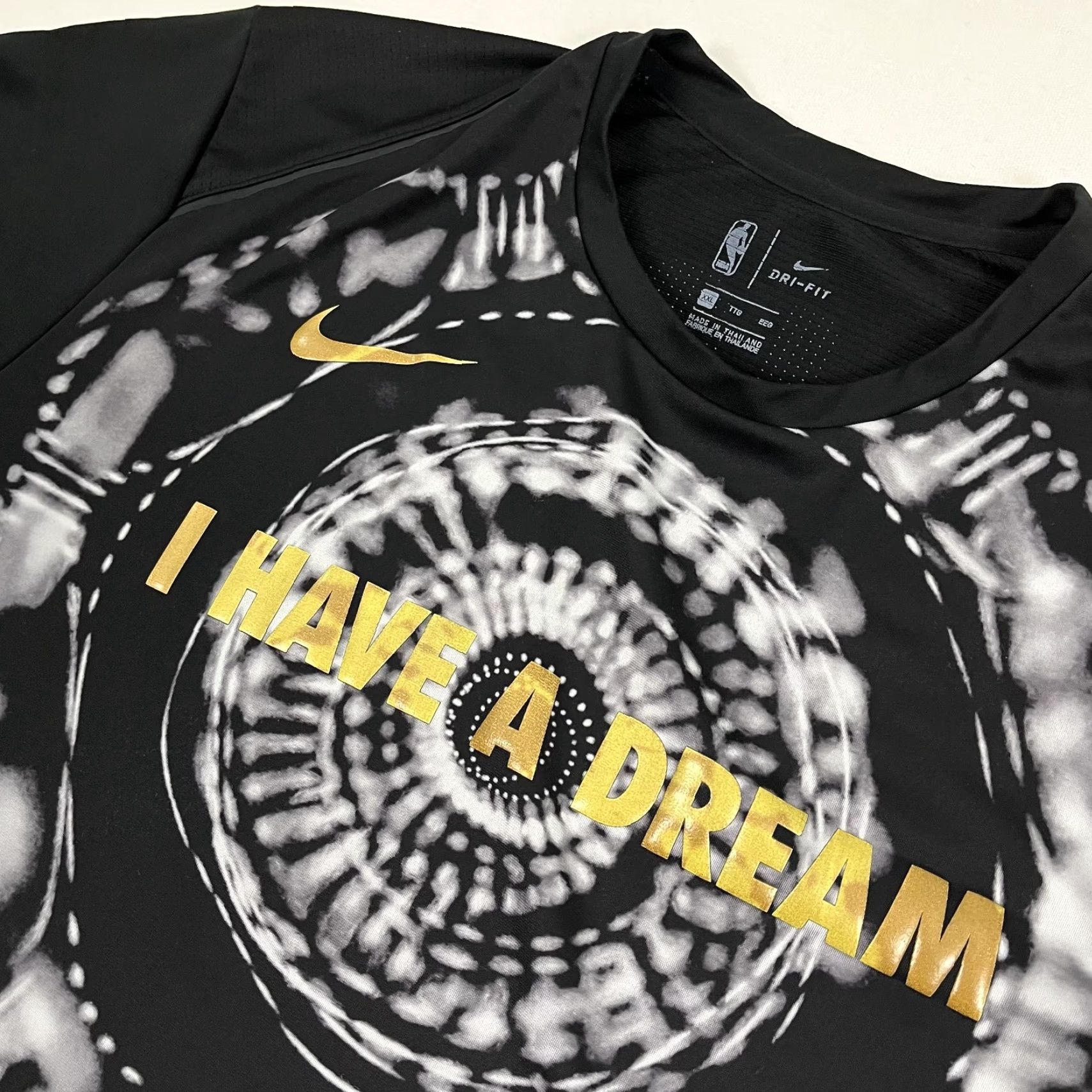 Nike Nike Shirt Mens 2XL Black MLK I Have A Dream Dri Fit Engineered Basketball NBA Size US XXL / EU 58 / 5 - 2 Thumbnail