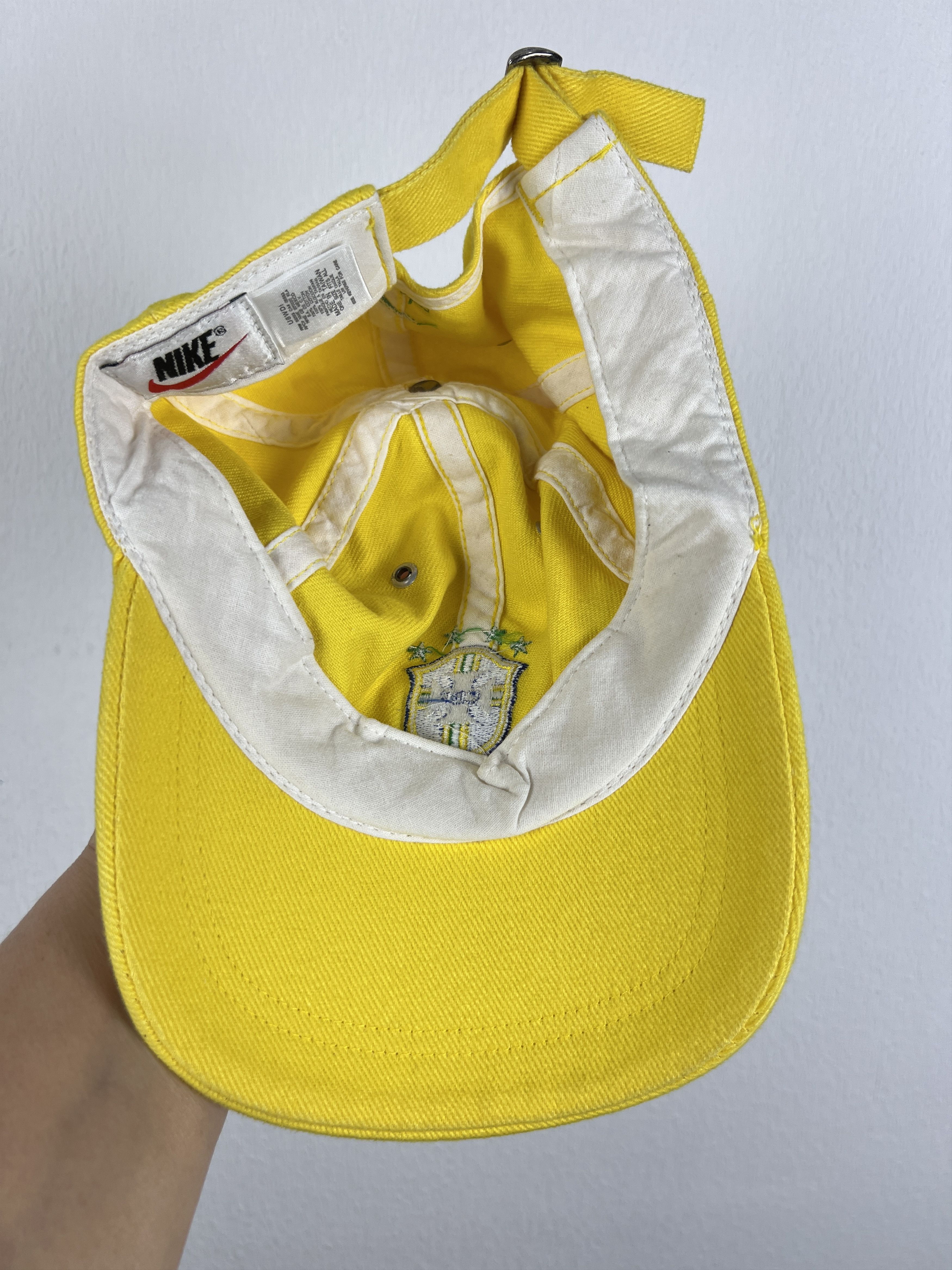 Nike Vintage 2000's Nike Brazil Football Soccer Rare Cap Hat Size ONE SIZE - 7 Thumbnail