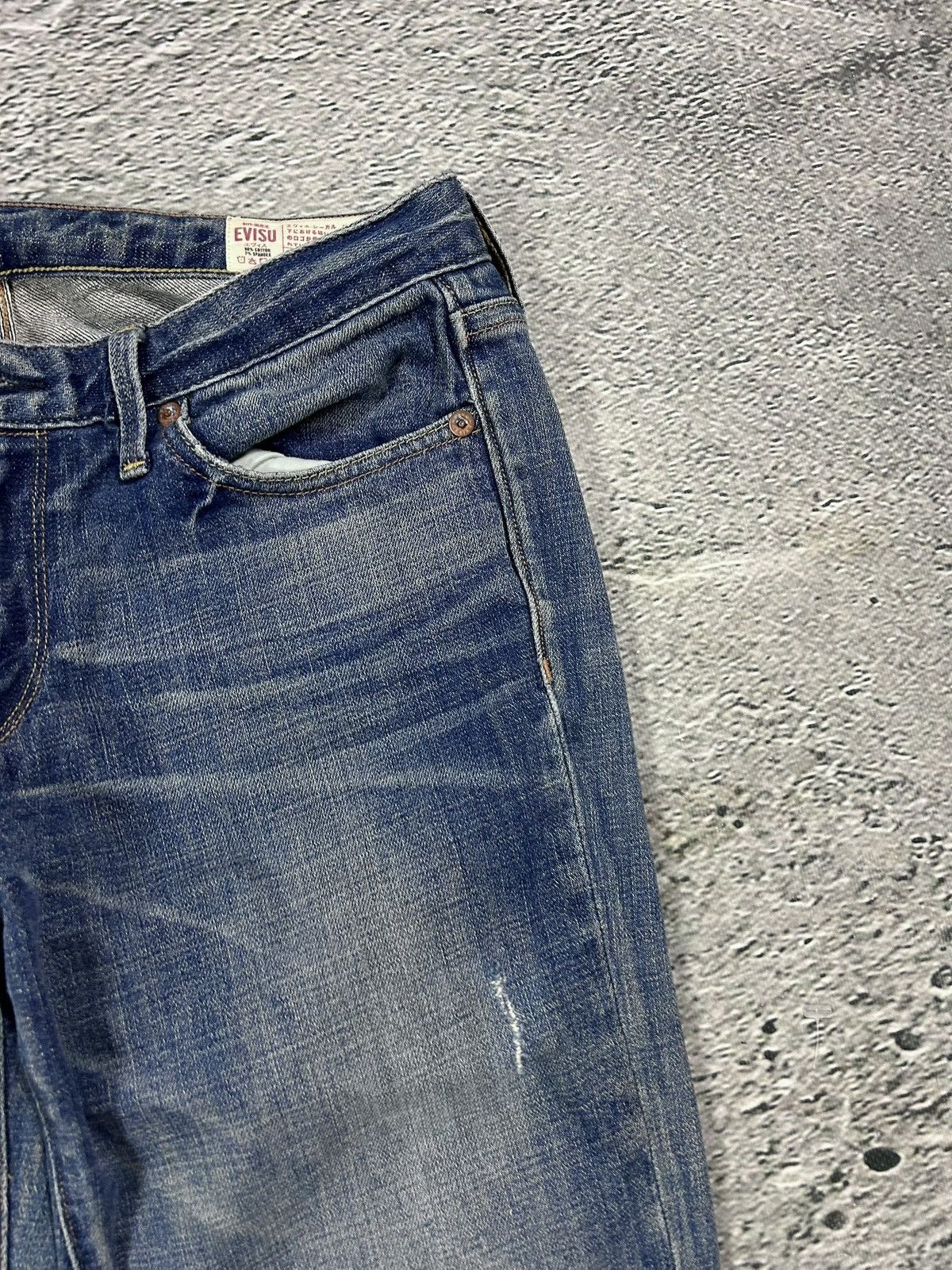 Evisu Evisu jorts daicock big logo vintage pink jeans shorts Size 28" / US 6 / IT 42 - 8 Thumbnail