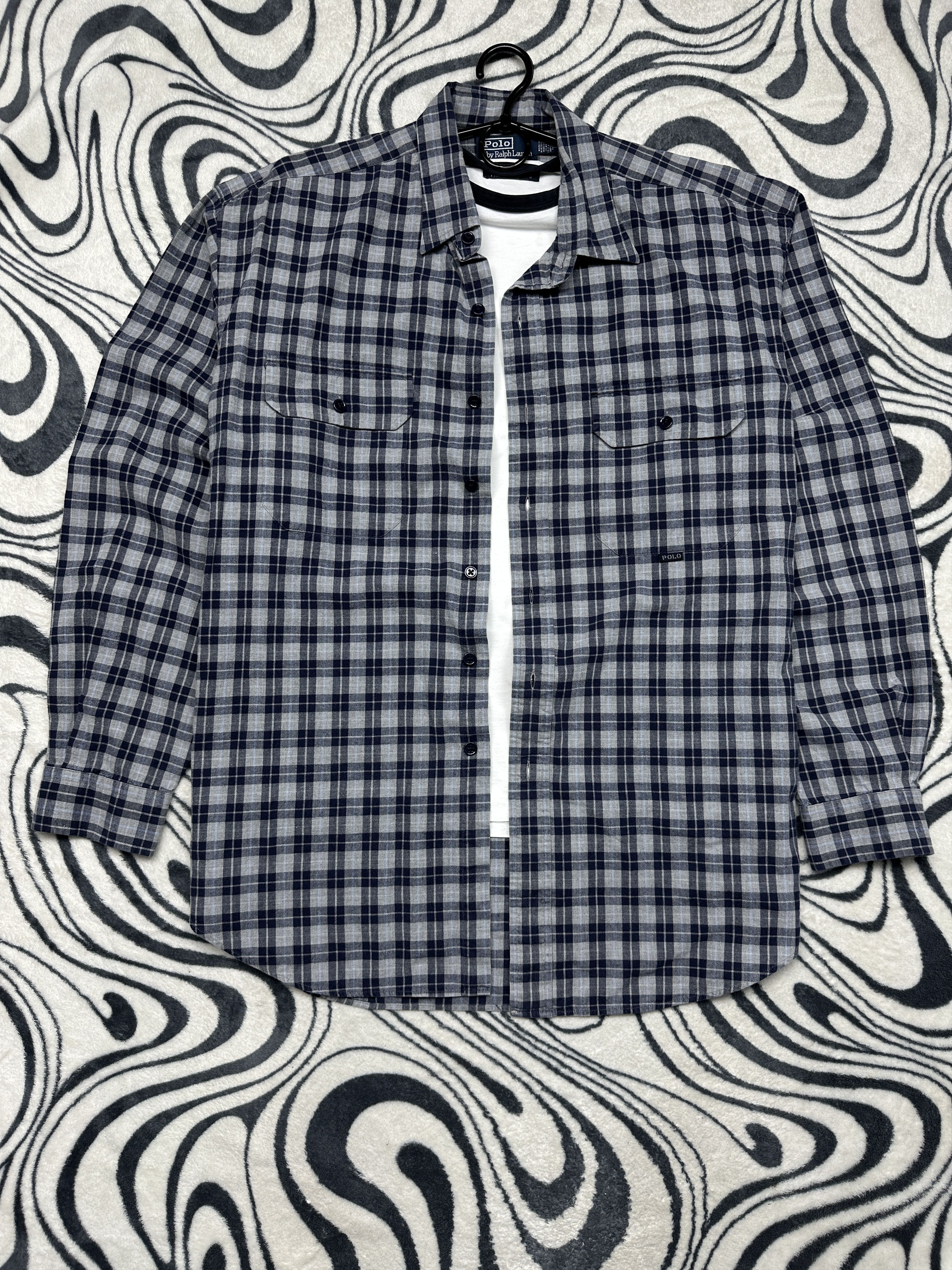 Polo Ralph Lauren Polo Ralph Lauren Vintage Mens Flannel Plaid Shirt Size US XL / EU 56 / 4 - 1 Thumbnail