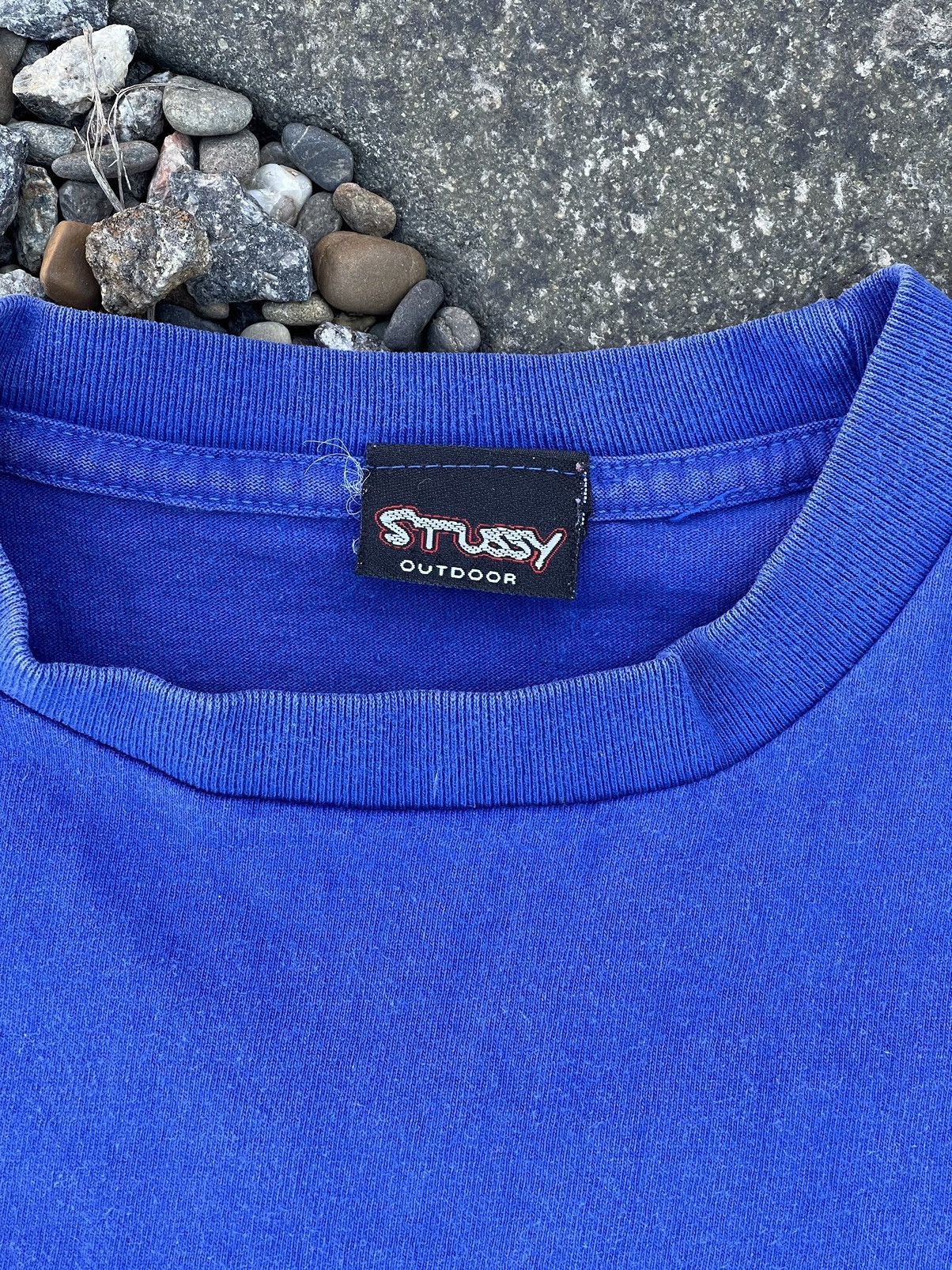 Stussy × Vintage 80’s Stussy Outdoor Vintage double dragon blue t-shirt tee Size US XS / EU 42 / 0 - 9 Thumbnail