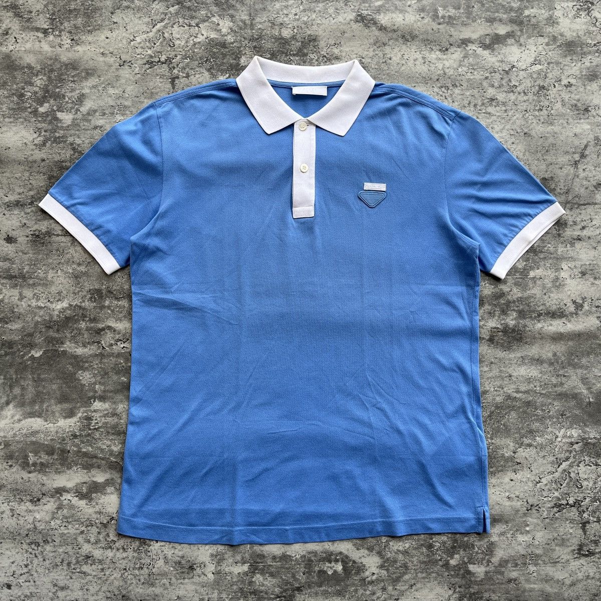 Prada Prada Two Tone Polo Shirts Size US L / EU 52-54 / 3 - 2 Thumbnail