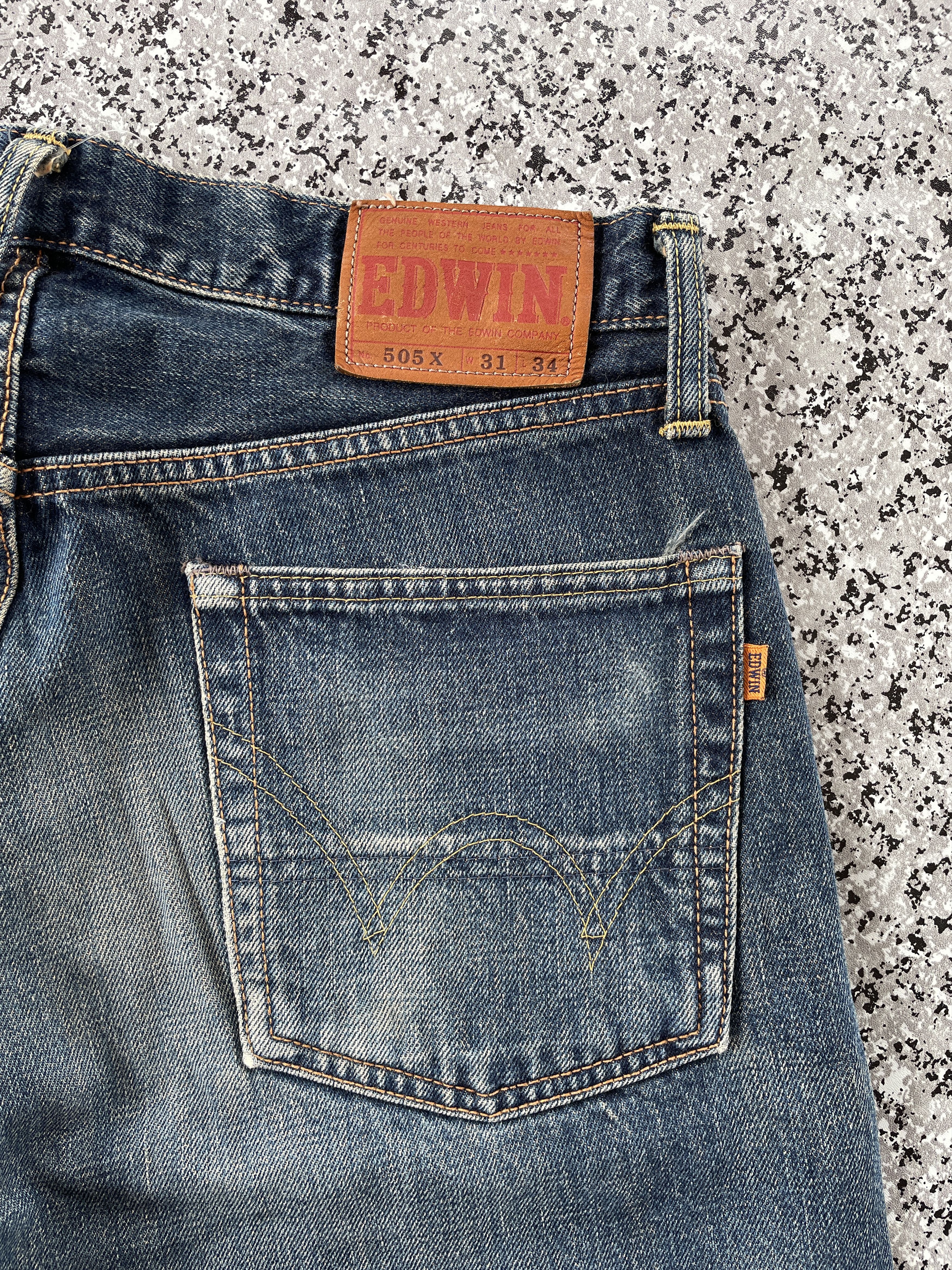 Edwin EDWIN 505x SELVEDGE JEANS (LG12) Size US 30 / EU 46 - 6 Thumbnail