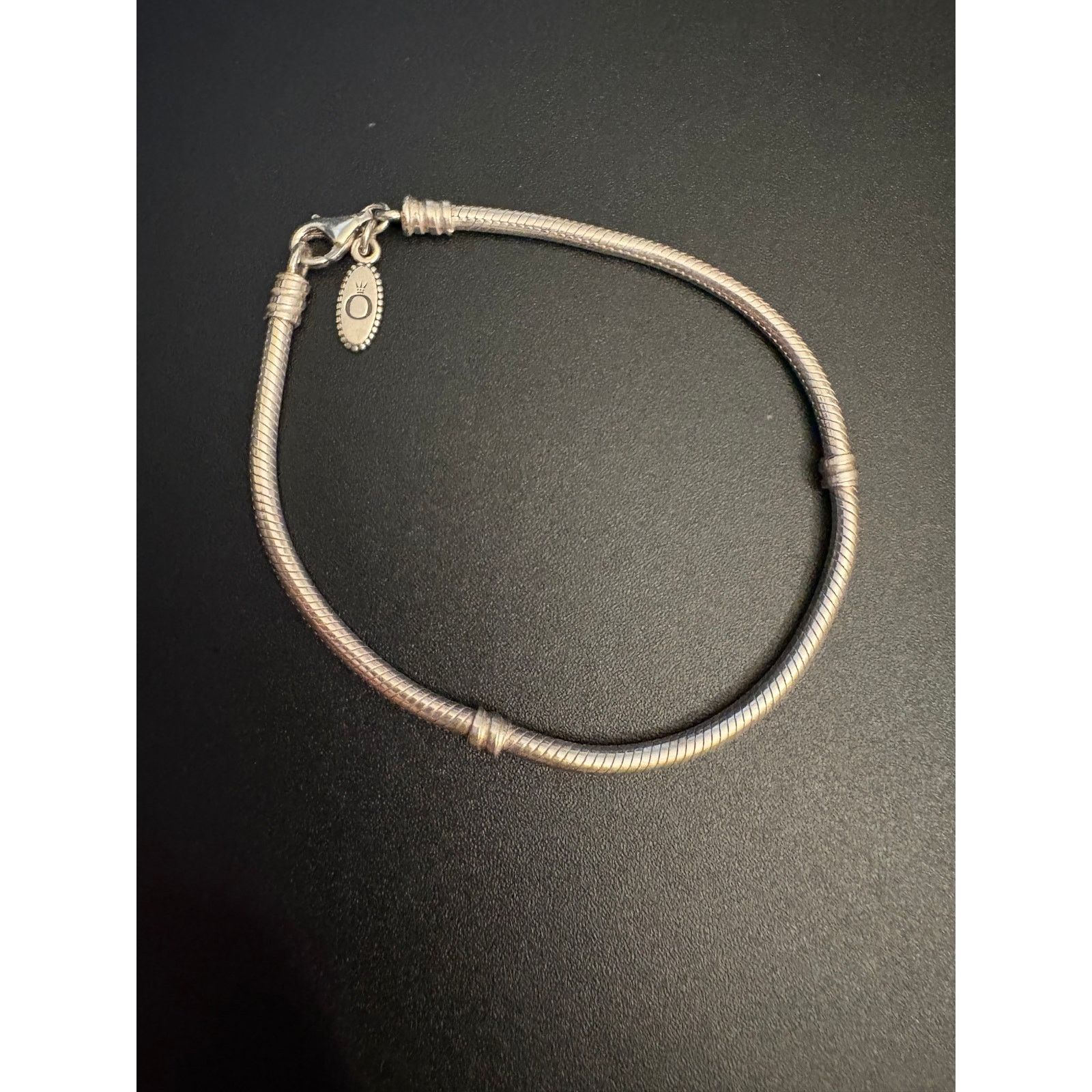 pandora Pandora 925 Sterling Silver Charm Bracelet 7.75 “ 15g Size ONE SIZE - 6 Thumbnail