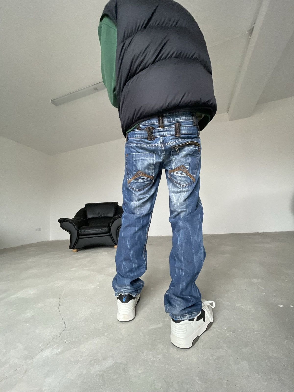 Japanese Brand × Vintage Vintage Southern jeans distressed denim baggy Size US 32 / EU 48 - 13 Thumbnail