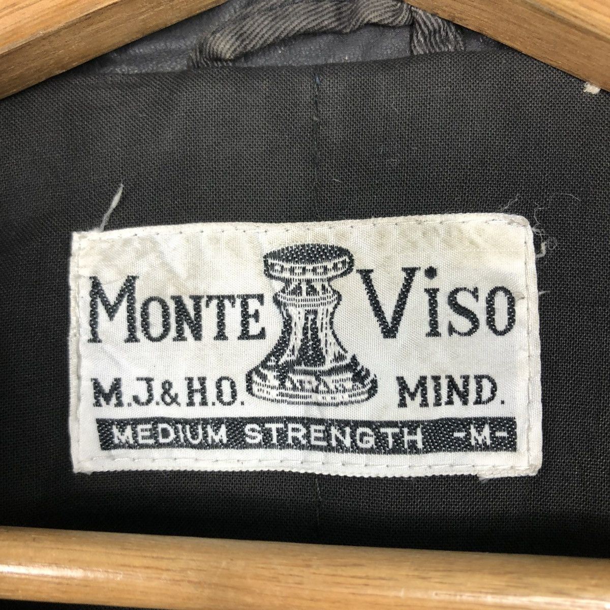 Japanese Brand 🔥ICONIC BLACK VINTAGE BOMBER JACKET PARACHUTE MONTE VISO Size US M / EU 48-50 / 2 - 22 Thumbnail