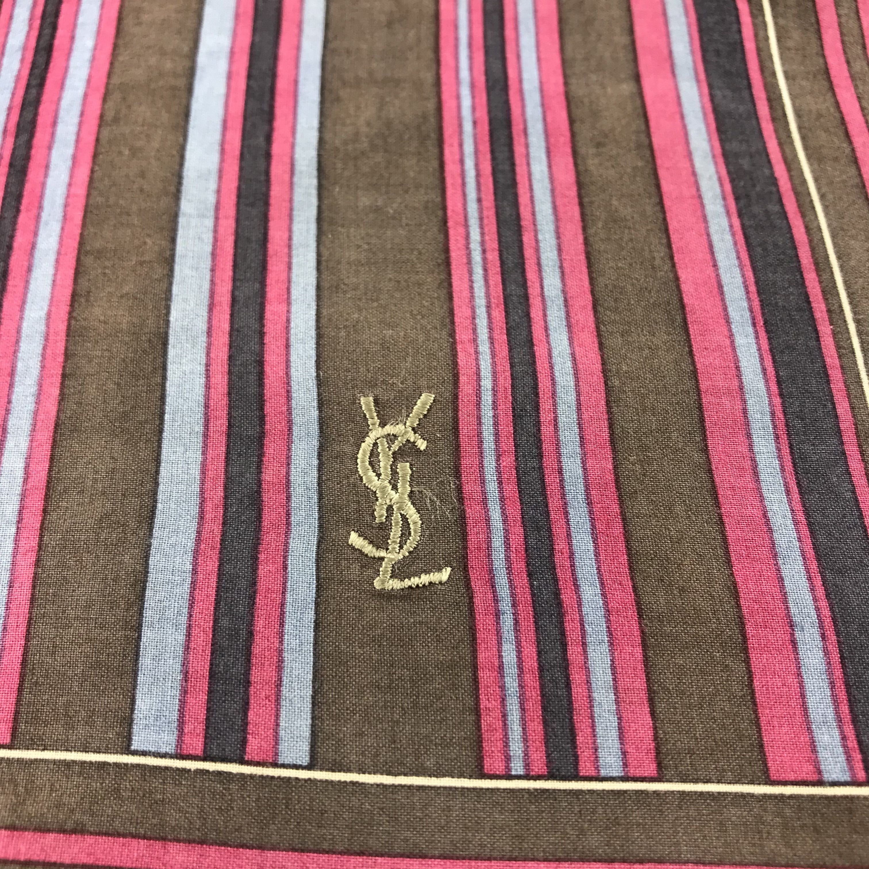 Yves Saint Laurent Yves Saint Laurent Handkerchief Neckerchief Bandana H350 Size ONE SIZE - 4 Thumbnail