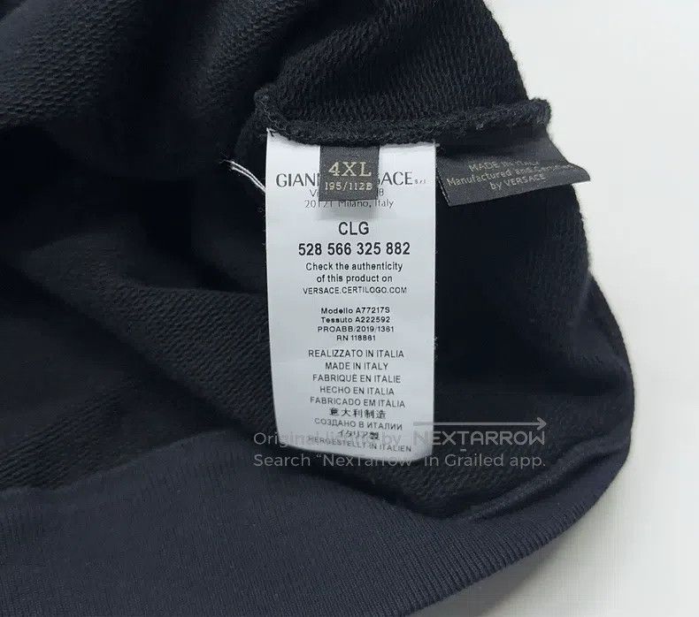 Versace Versace Medusa head print crew neck sweatshirt Size US XXL / EU 58 / 5 - 4 Thumbnail