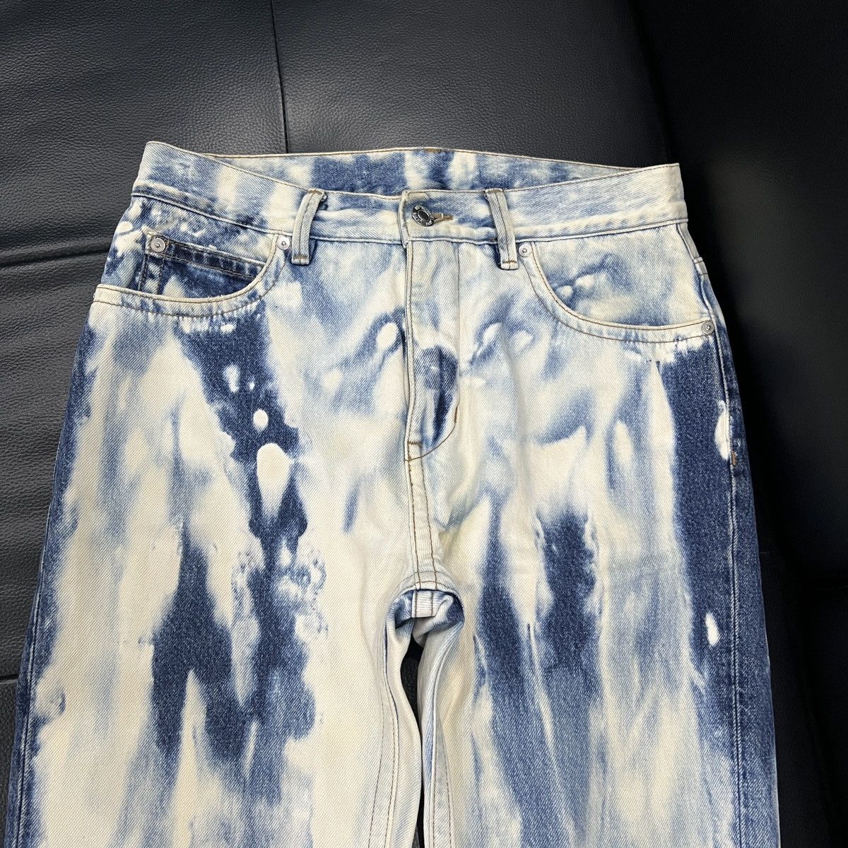 Helmut Lang Helmut Lang by Shayne Oliver SS18 Tie-Dye “97” Jeans Size US 28 / EU 44 - 3 Thumbnail