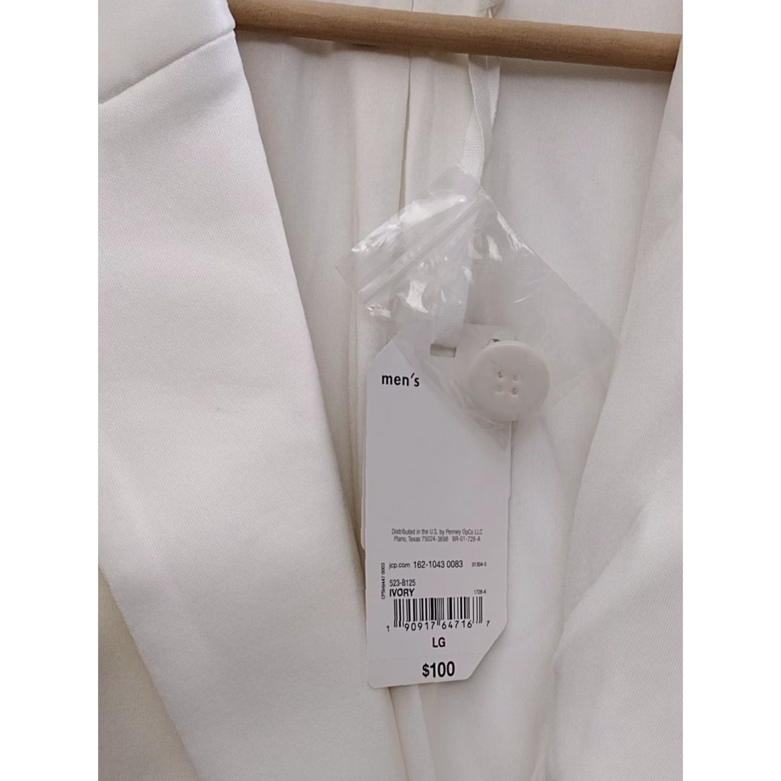 Vintage Stylus Jacket Formal Ivory 2 Button 2 Piece Suits L Men's shirt? Size 42R - 7 Thumbnail