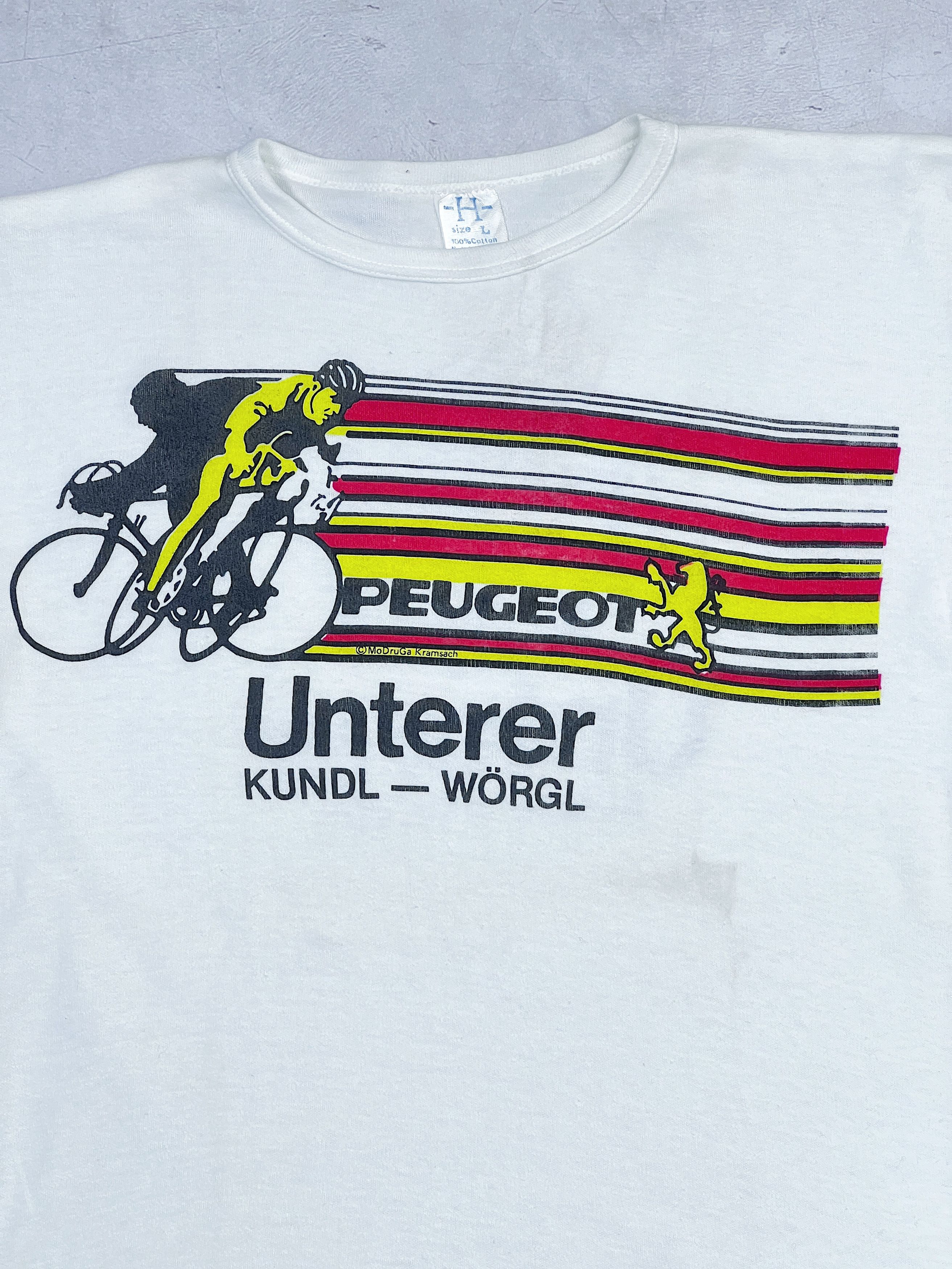 Vintage Vintage Peugeot Unterer Kundl - Worgl T-Shirt x 2 pieces Size US S / EU 44-46 / 1 - 6 Thumbnail
