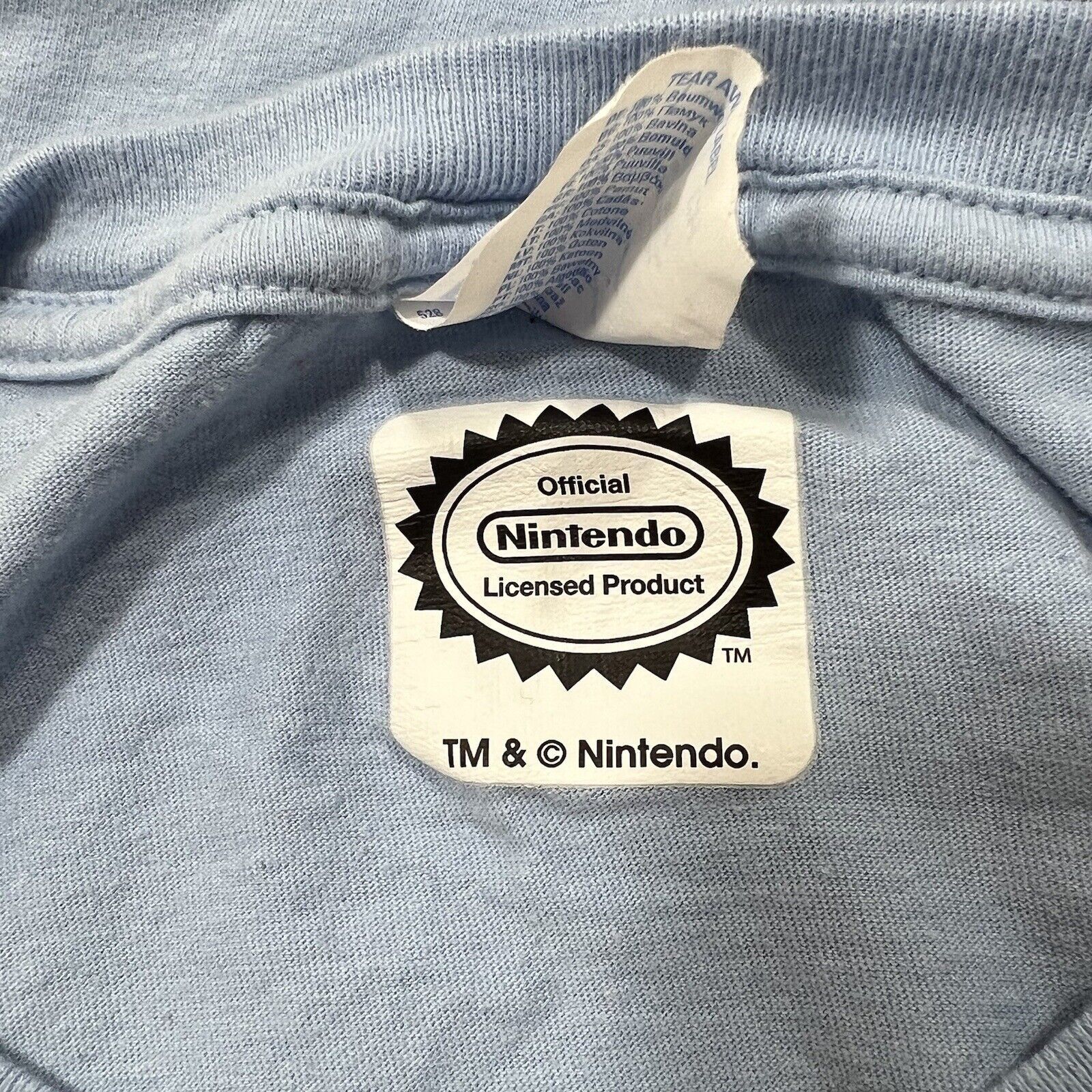 Nintendo Nintendo Small Mario Kart Racing Team Blue Graphic T Shirt Size US S / EU 44-46 / 1 - 4 Thumbnail
