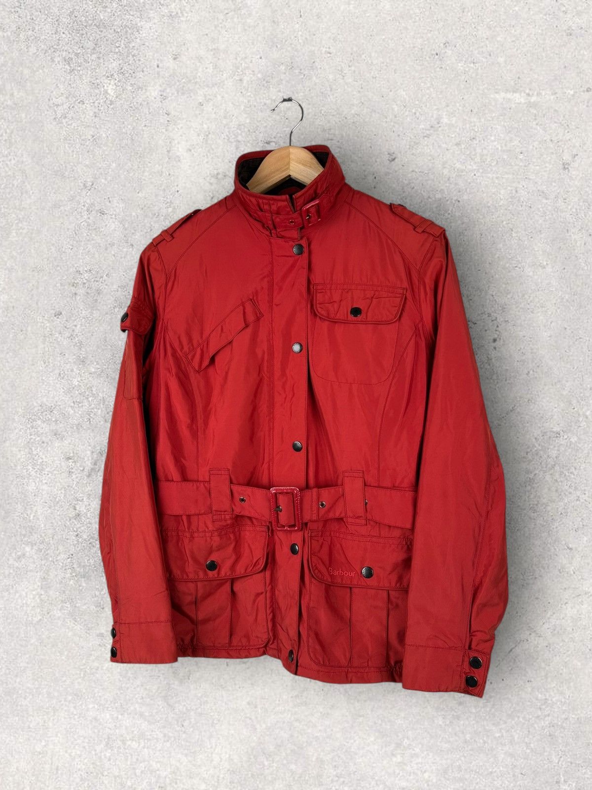 Barbour Barbour Metallic Amelia Belted Jacket Size M / US 6-8 / IT 42-44 - 1 Thumbnail