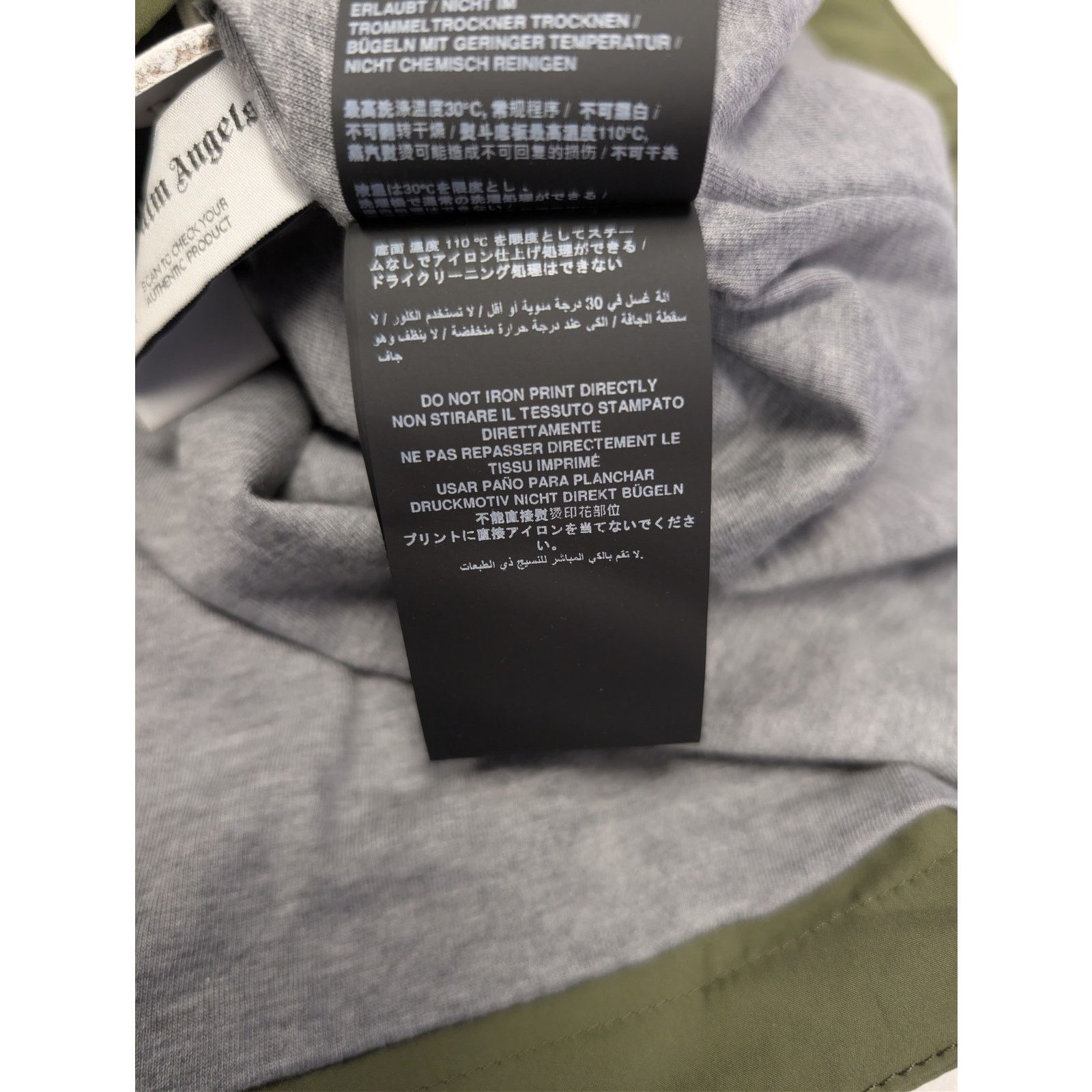 Palm Angels o1rshd1 Classic Logo Vest in Military Green / Off White Size US L / EU 52-54 / 3 - 19 Thumbnail