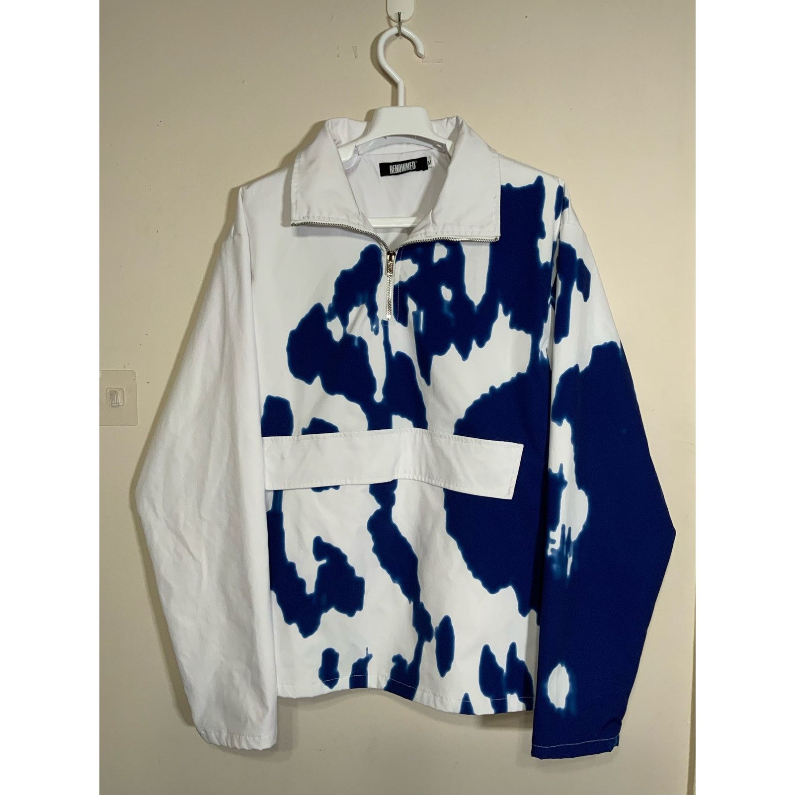 Unknown London Renowned Vision Graphic Print Shell Windbreaker Jacket White Size M / US 6-8 / IT 42-44 - 1 Thumbnail