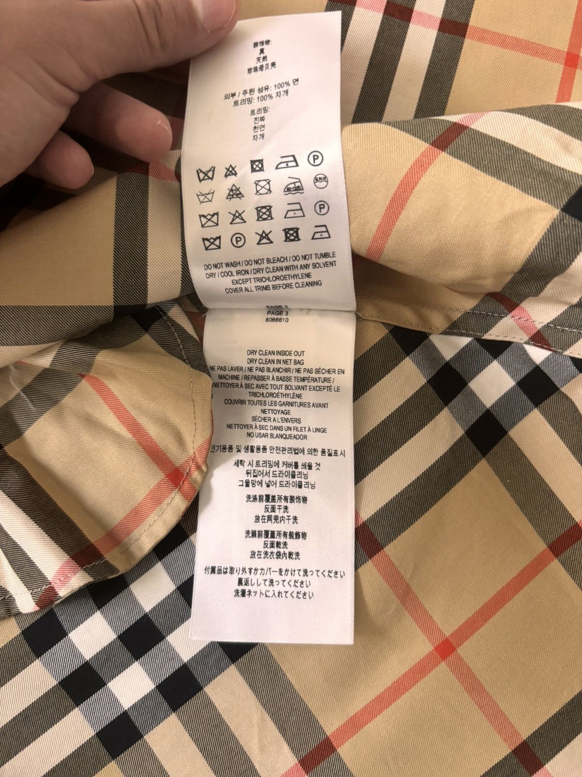 Burberry Burberry Vintege Checkered Cotton Shirt Size S / US 4 / IT 40 - 7 Thumbnail