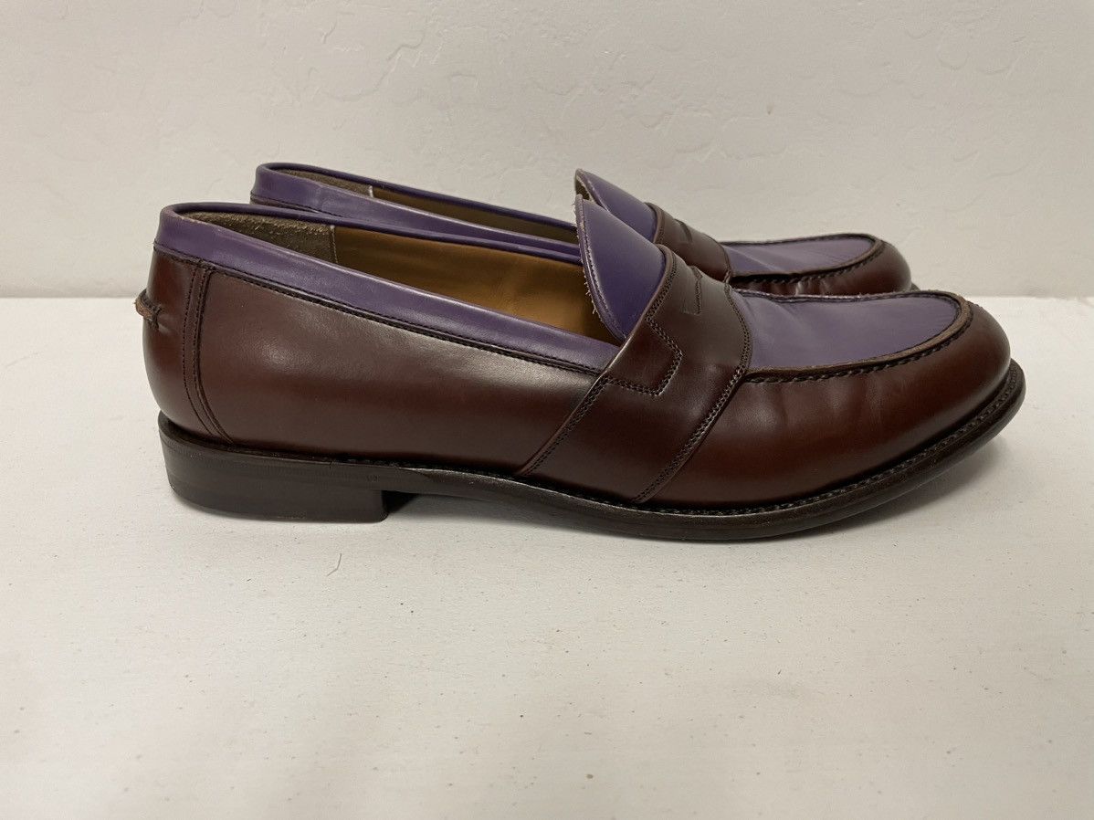 Salvatore Ferragamo Colorblock Penny Loafer Size US 9.5 / EU 42-43 - 2 Thumbnail
