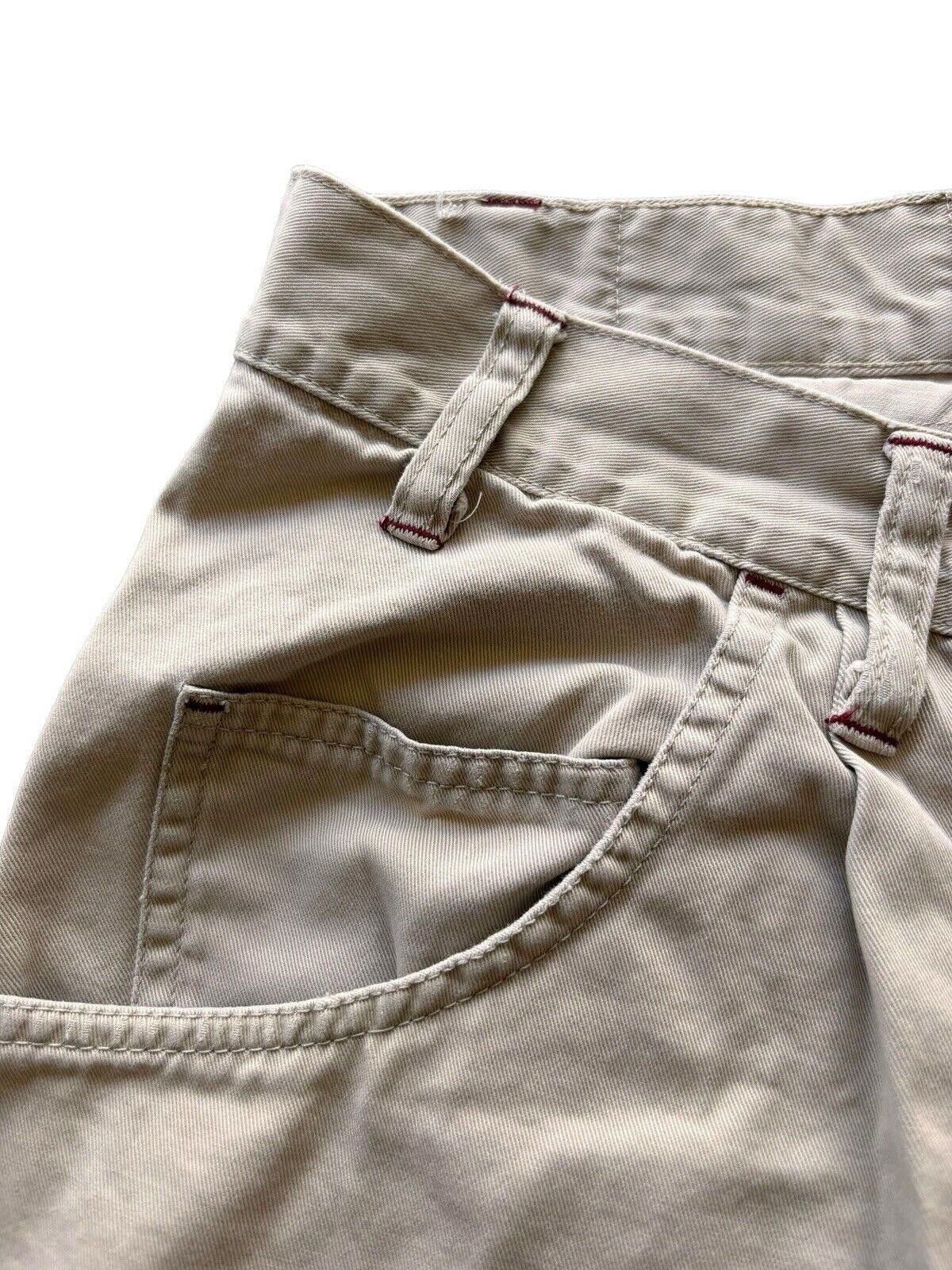 Levi's × Vintage Levi’s Silver Tab Baggy Khaki Cargo Shorts Size 33 Y2K Size US 33 - 4 Thumbnail