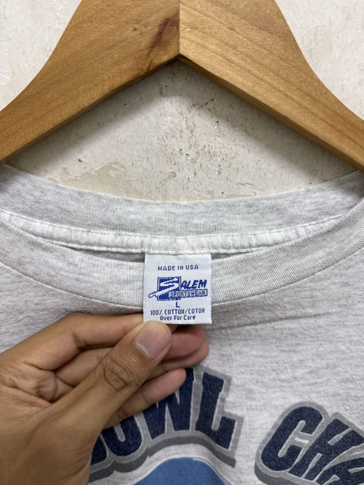 NFL Vintage 90's Dallas Cowboys American Football Salem Tshirt Size US L / EU 52-54 / 3 - 4 Thumbnail