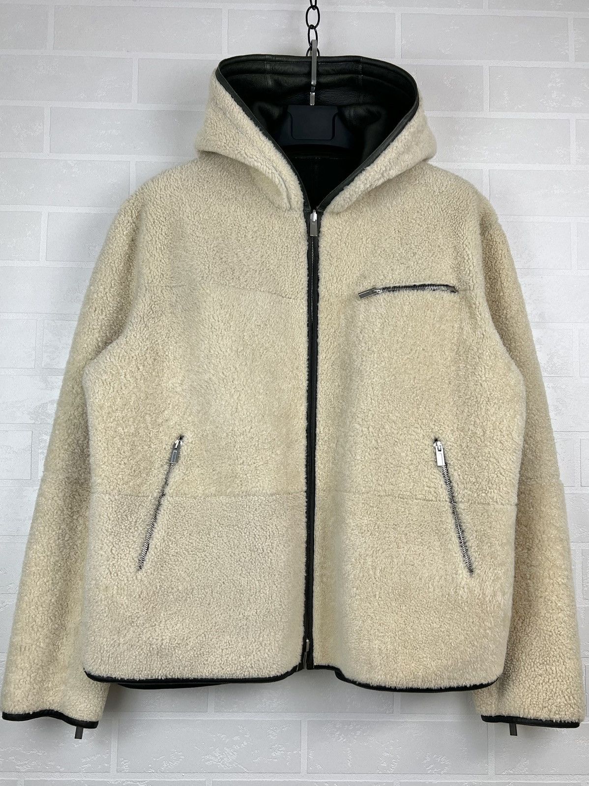 Hermes HERMES Jacket Leather Reversible Lambskin Sheepskin Men’s Size US XL / EU 56 / 4 - 23 Thumbnail