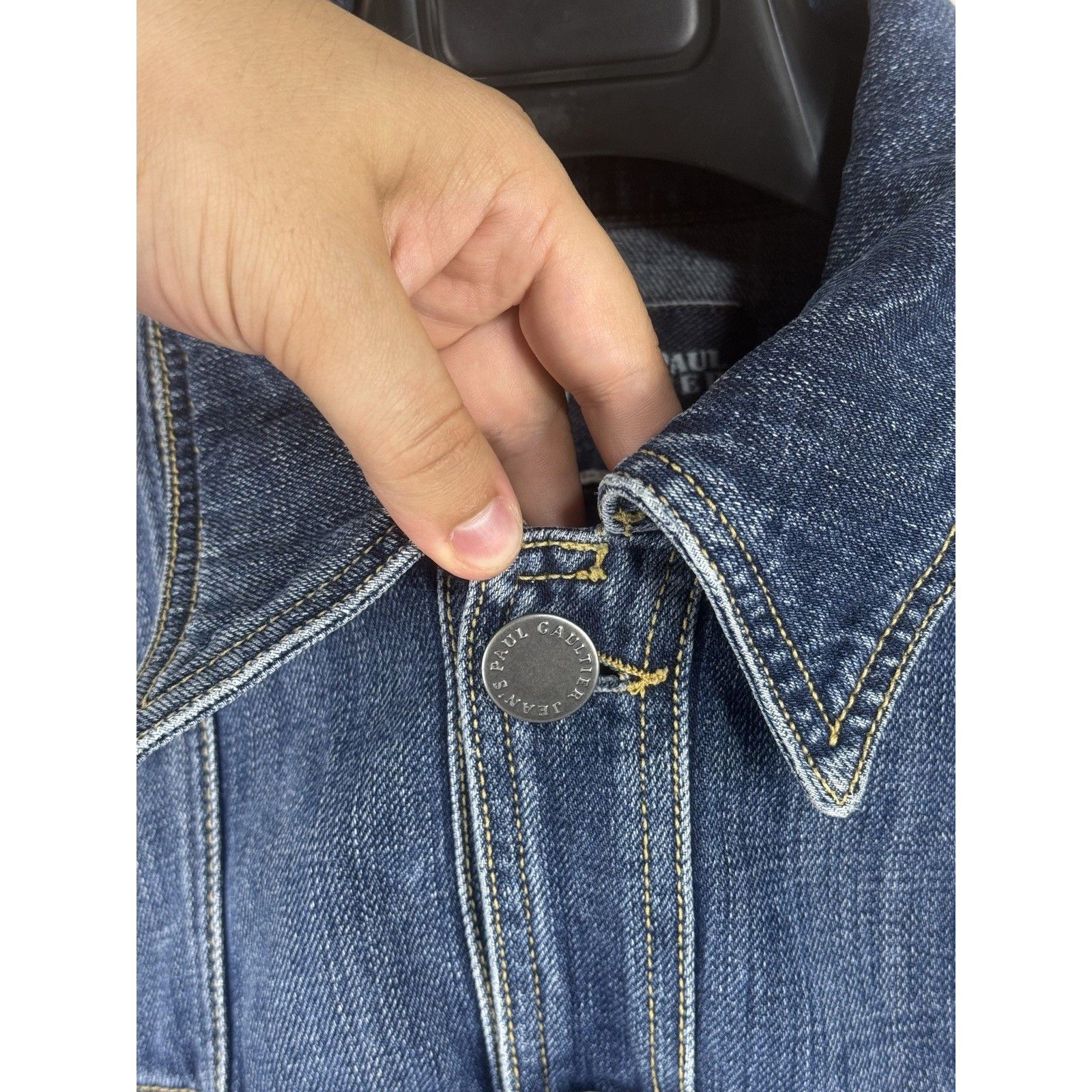 Jean Paul Gaultier Vintage Jean Paul Gaultier Mens Denim Jacket 90s Archive Bl Size US L / EU 52-54 / 3 - 8 Thumbnail