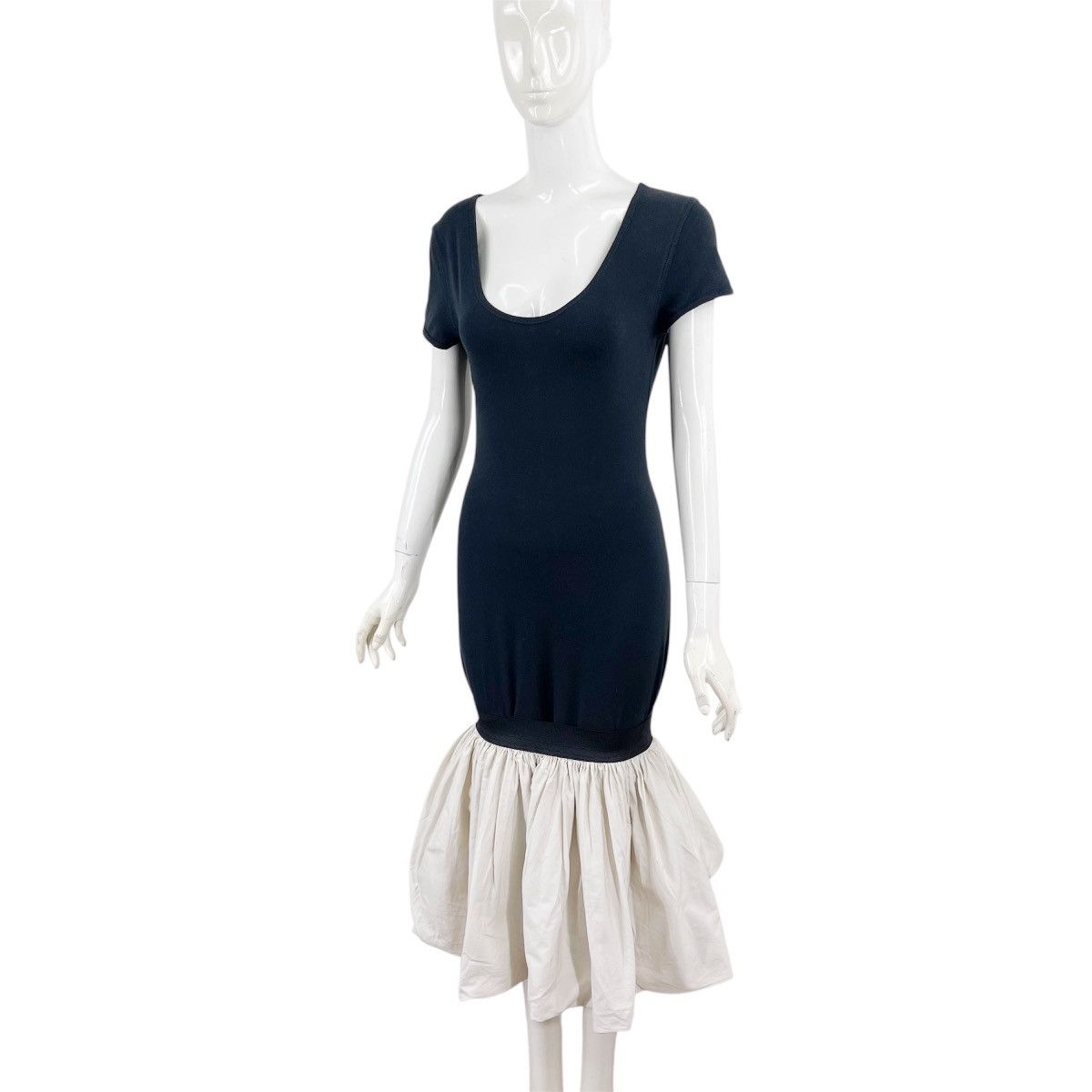 Jean Paul Gaultier S/S 1995 Ruffled Cocktails Dress Size M / US 6-8 / IT 42-44 - 3 Thumbnail