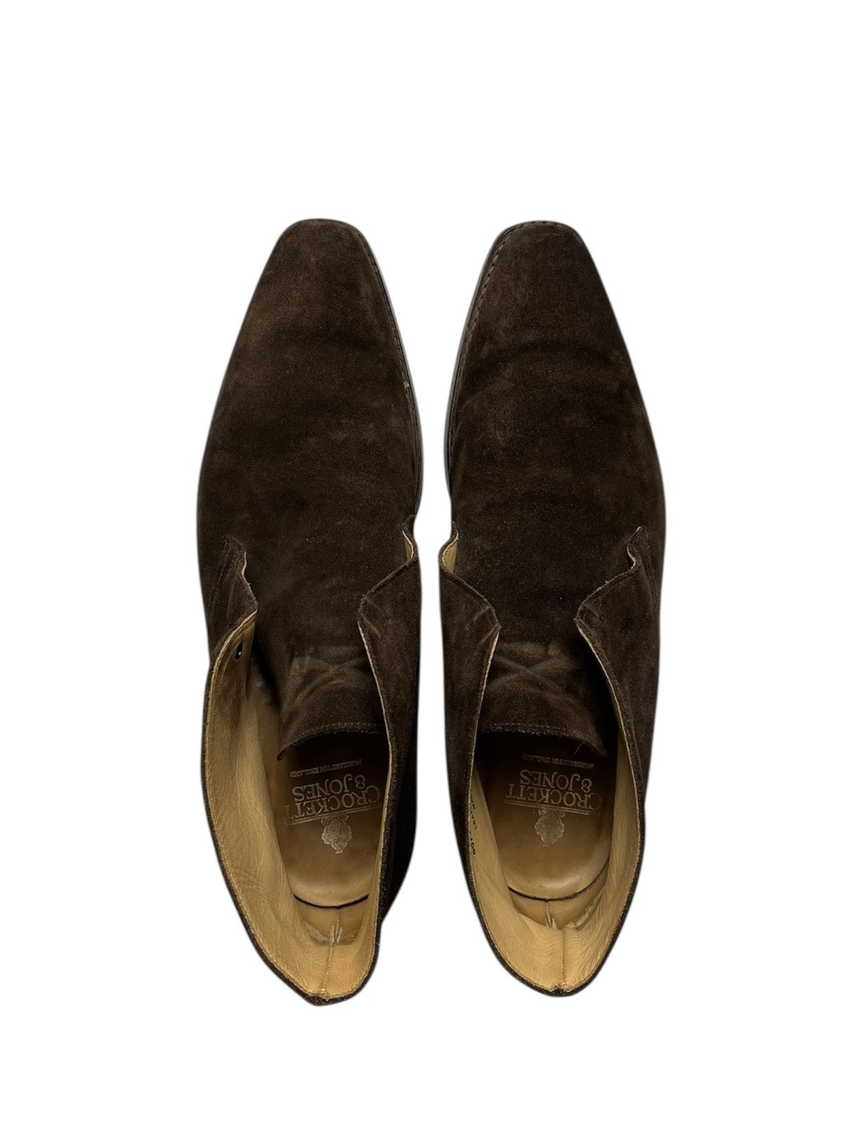 Crockett & Jones Crocket & JonesTetbury Chukka Dark Brown Suede Size US 10.5 / EU 43-44 - 4 Thumbnail