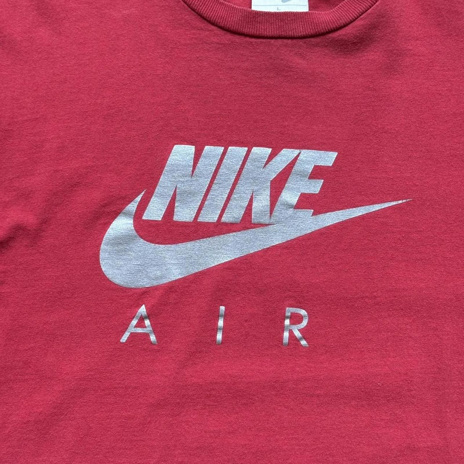 Nike 2000s Nike Air Logo Vintage Y2K Faded Graphic T-Shirt Size US L / EU 52-54 / 3 - 3 Thumbnail