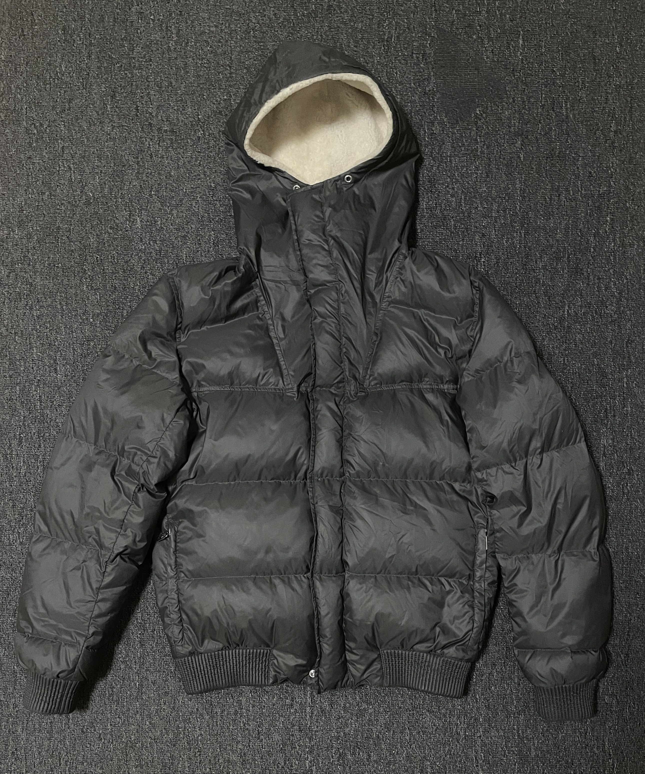 Dior Homme Men's Dark Gray Down Jacket Size 52/L-XL