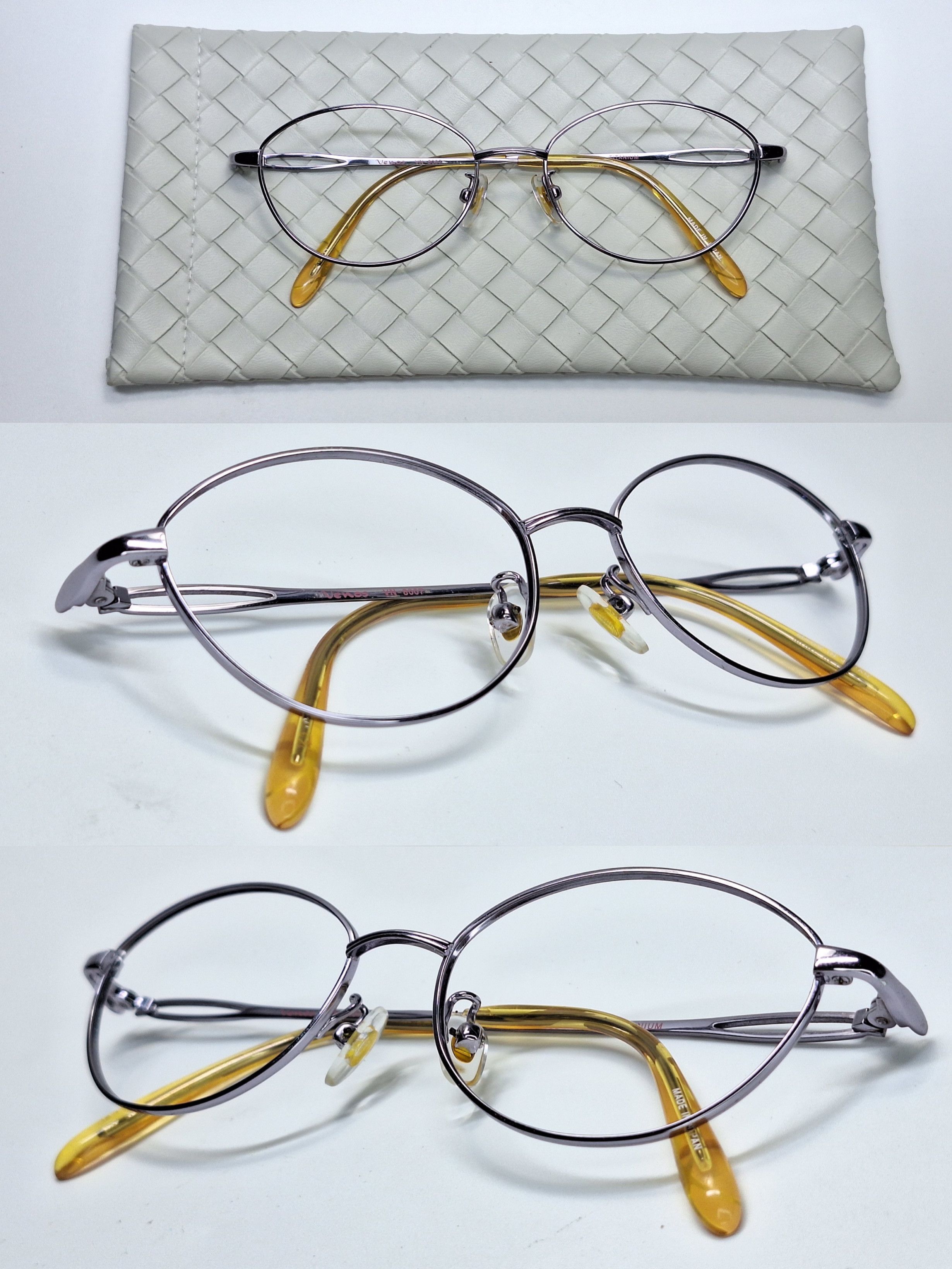 Other Venos VN-8007 Titanium Cat-Eye Eyeglass Frame Women Retro Size ONE SIZE - 5 Thumbnail