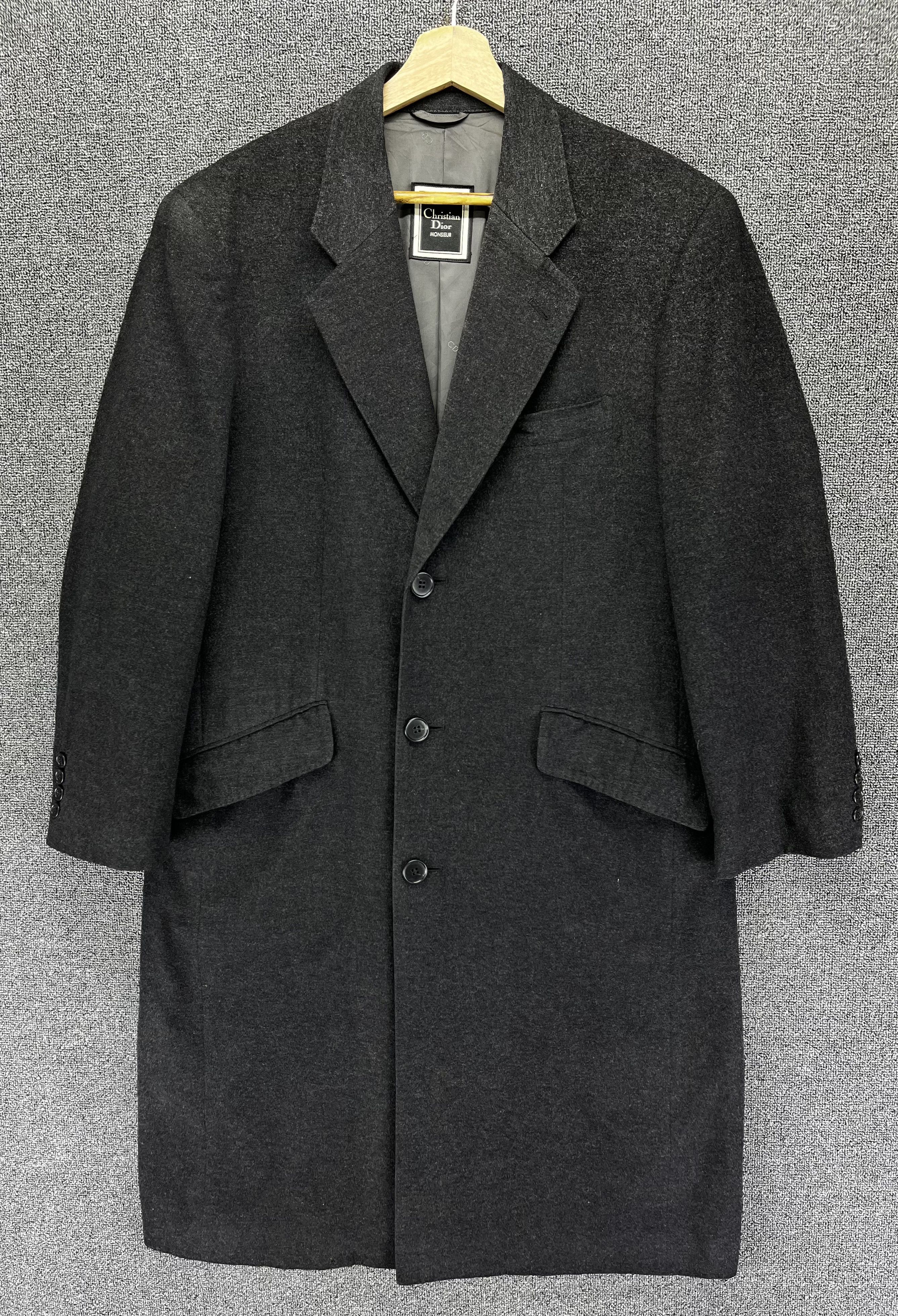 Christian Dior Monsieur Vintage 90s Christian Dior Monsieur Luxury Rare Wool Jacket Size US L / EU 52-54 / 3 - 1 Thumbnail