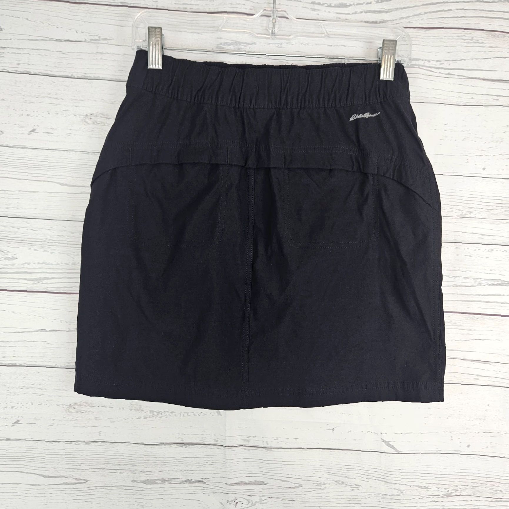 Eddie Bauer Eddie Bauer Womens Skort Sz 2 Black Nylon Spandex Pockets Pull On Athletic Short Skirt Adult Womens Size ONE SIZE - 2 Thumbnail