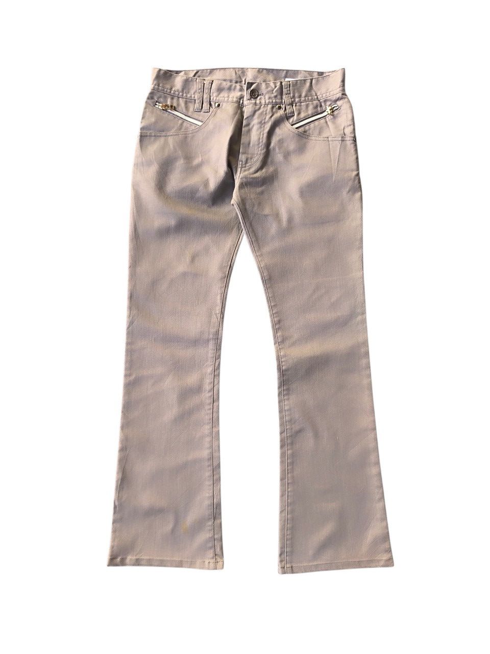 Japanese Brand Semantic Design Multizipper Pocket Flared Pants Size US 30 / EU 46 - 1 Thumbnail