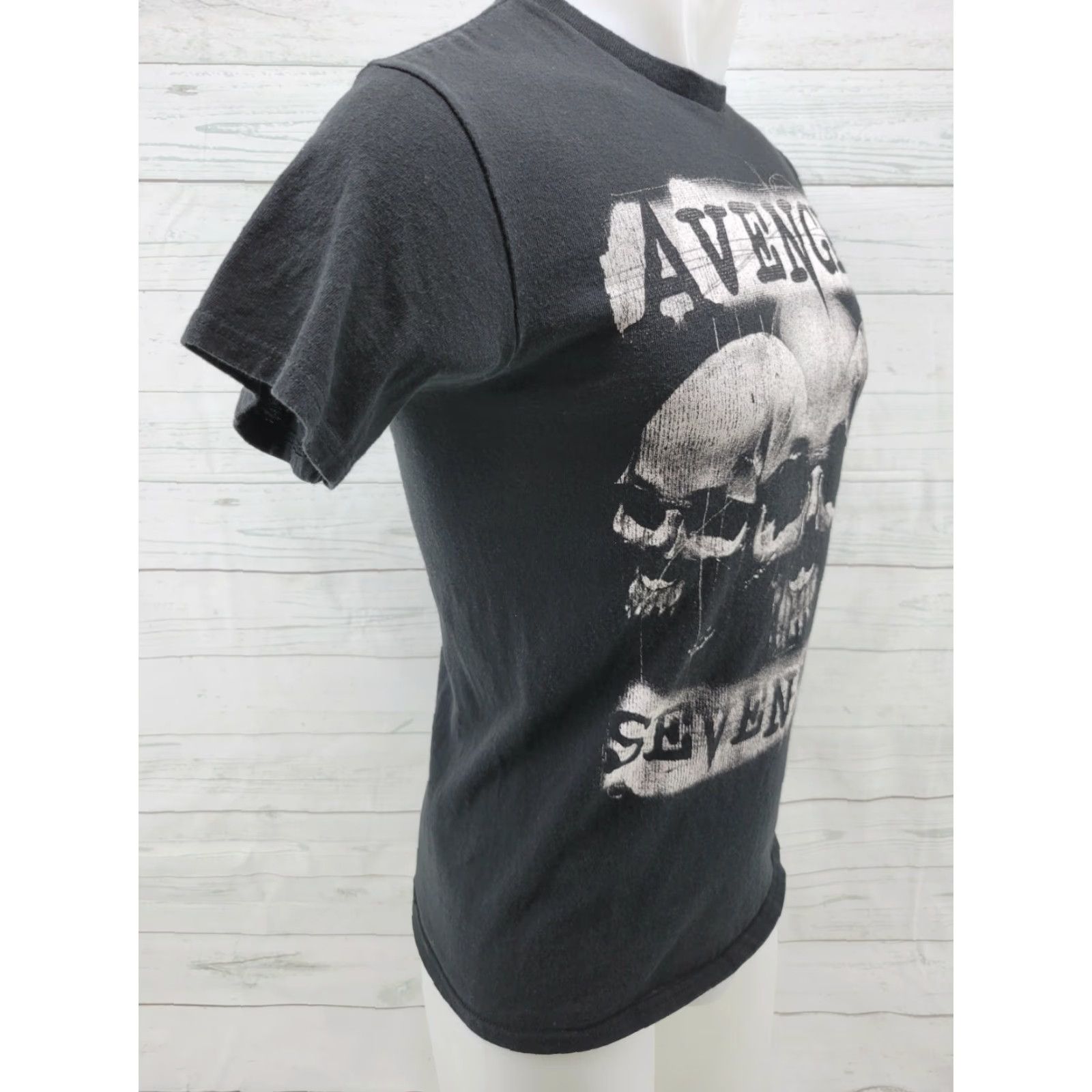 Vintage Avenged Sevenfold Black T Shirt Skull Rock Metal Music Band XS S Adult Small Short Sleeve Crew Neck Graphic Print Unisex Barvado Brand Vintage No Size US S / EU 44-46 / 1 - 4 Thumbnail