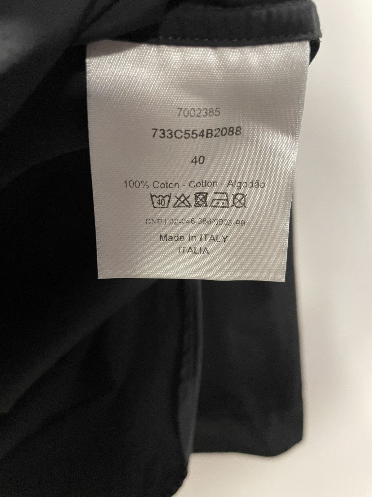 Dior Dior Black Dress shirt with side bee embroidery Size US M / EU 48-50 / 2 - 5 Thumbnail