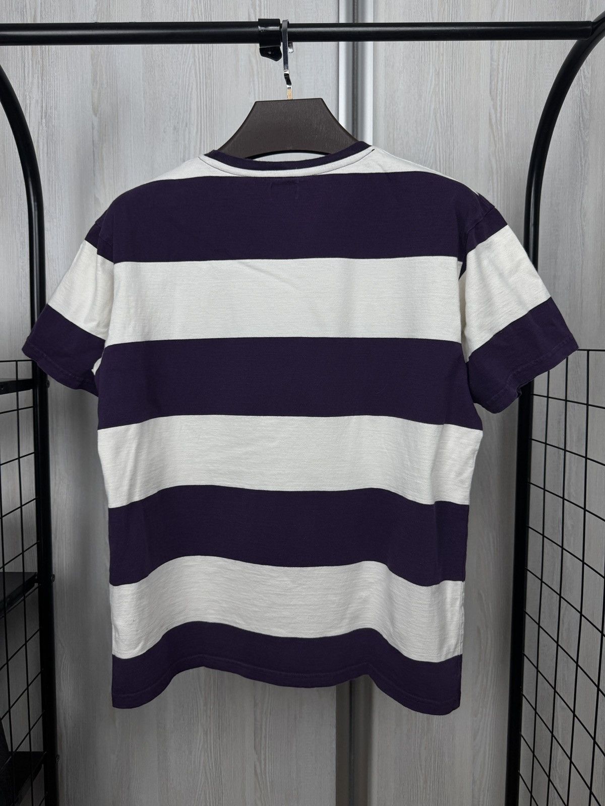Japanese Brand Pike Brothers full standard striped tee shirt Size US L / EU 52-54 / 3 - 5 Thumbnail