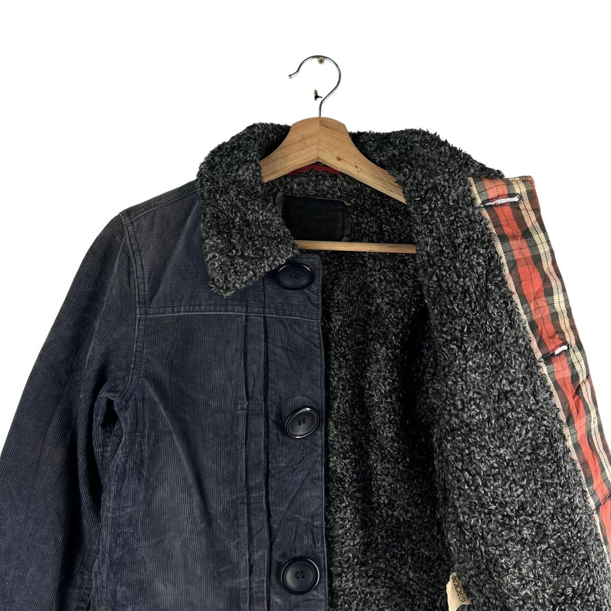 Japanese Brand 🔥VINTAGE TRUCKER DENIM JACKET LEVI’S MINK FUR LINING Size M / US 6-8 / IT 42-44 - 10 Thumbnail