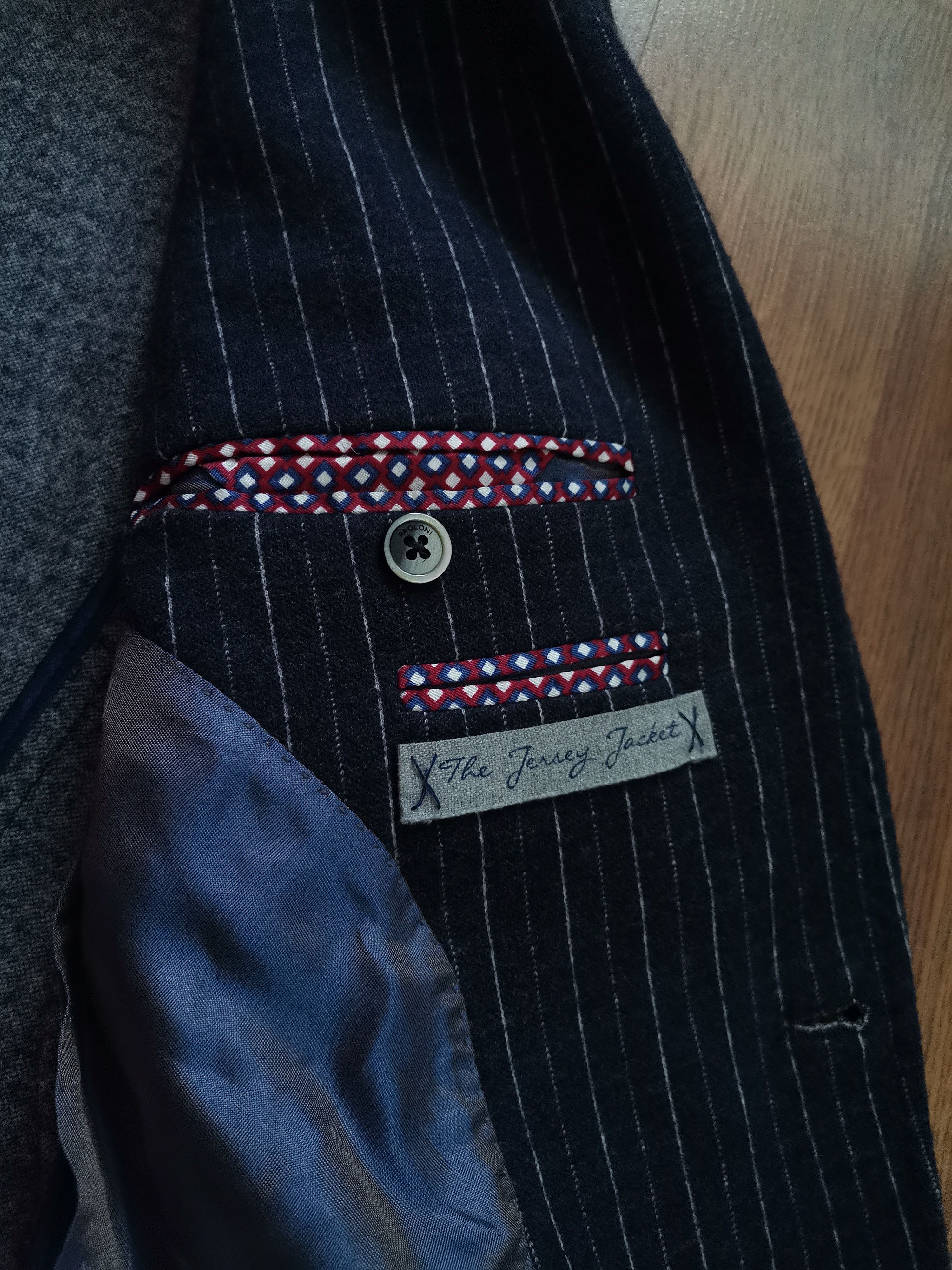 Paoloni Paoloni Striped Blazer Size 40R - 3 Thumbnail